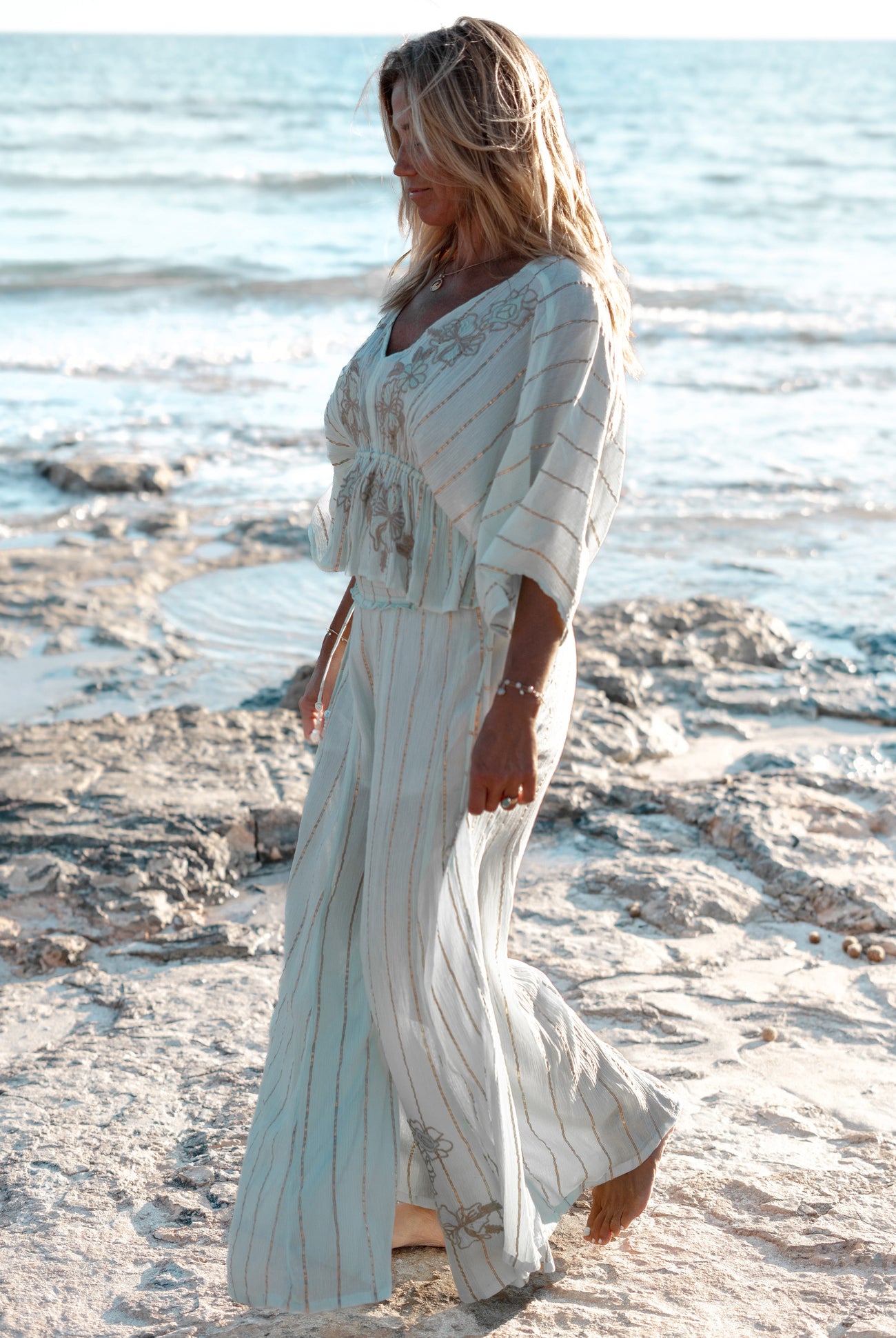 Bohemian broek in mint van ibzmode, Brands of Ibiza