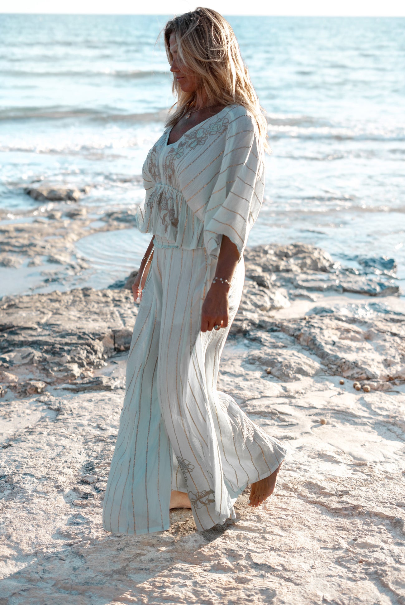 Bohemian broek in mint van ibzmode, Brands of Ibiza