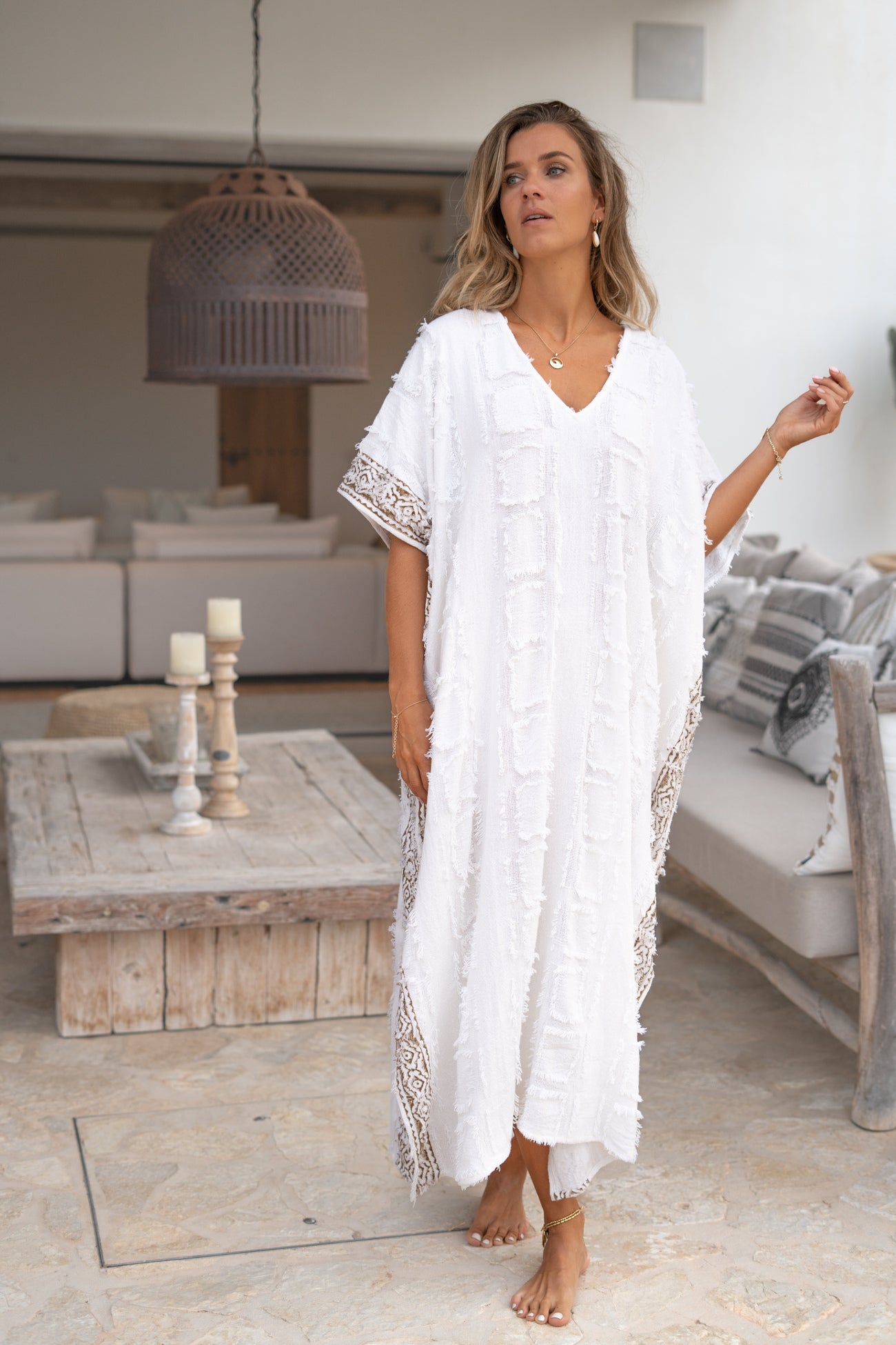 Bohemian item in white van ibzmode, Brands of Ibiza