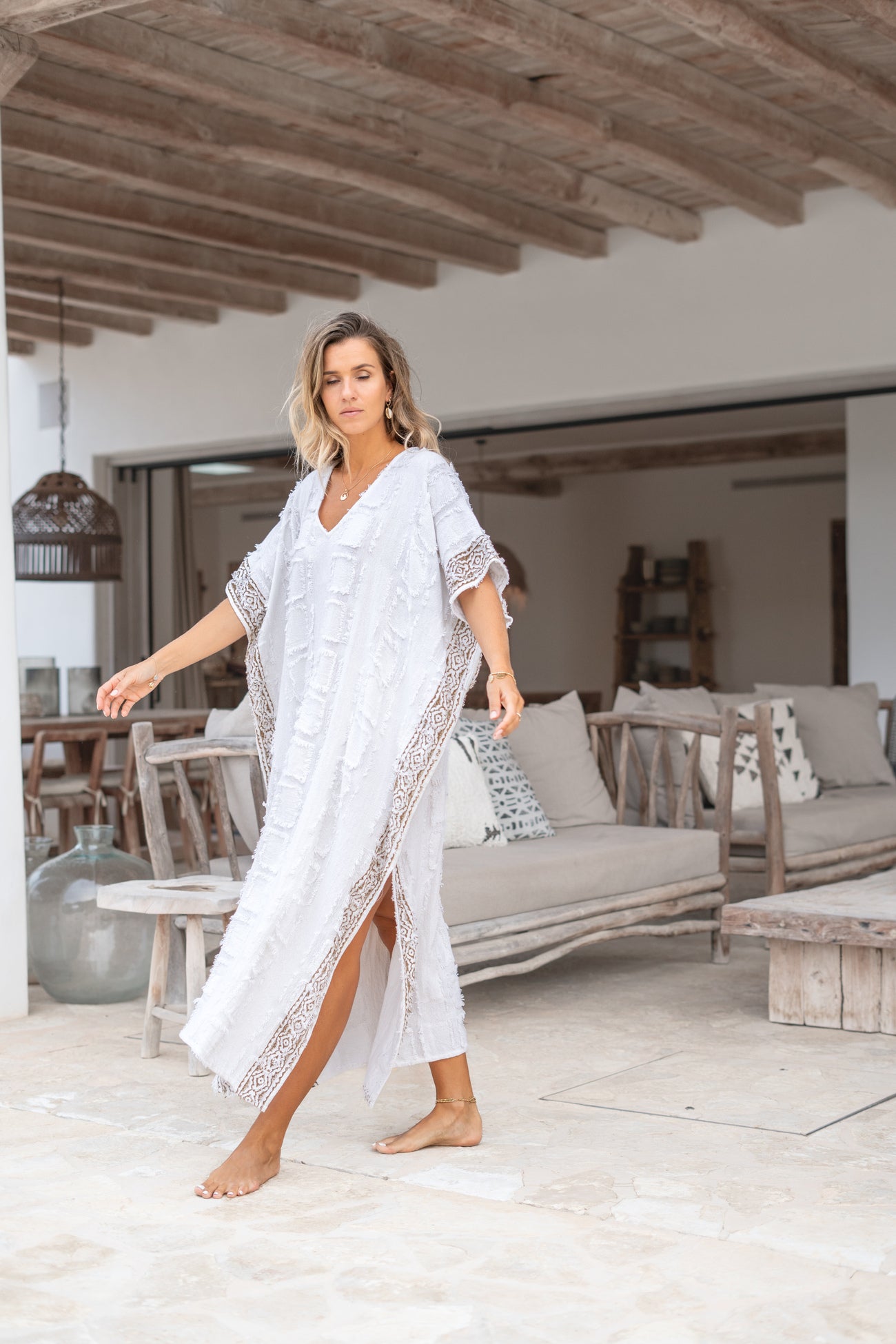 Bohemian item in white van ibzmode, Brands of Ibiza