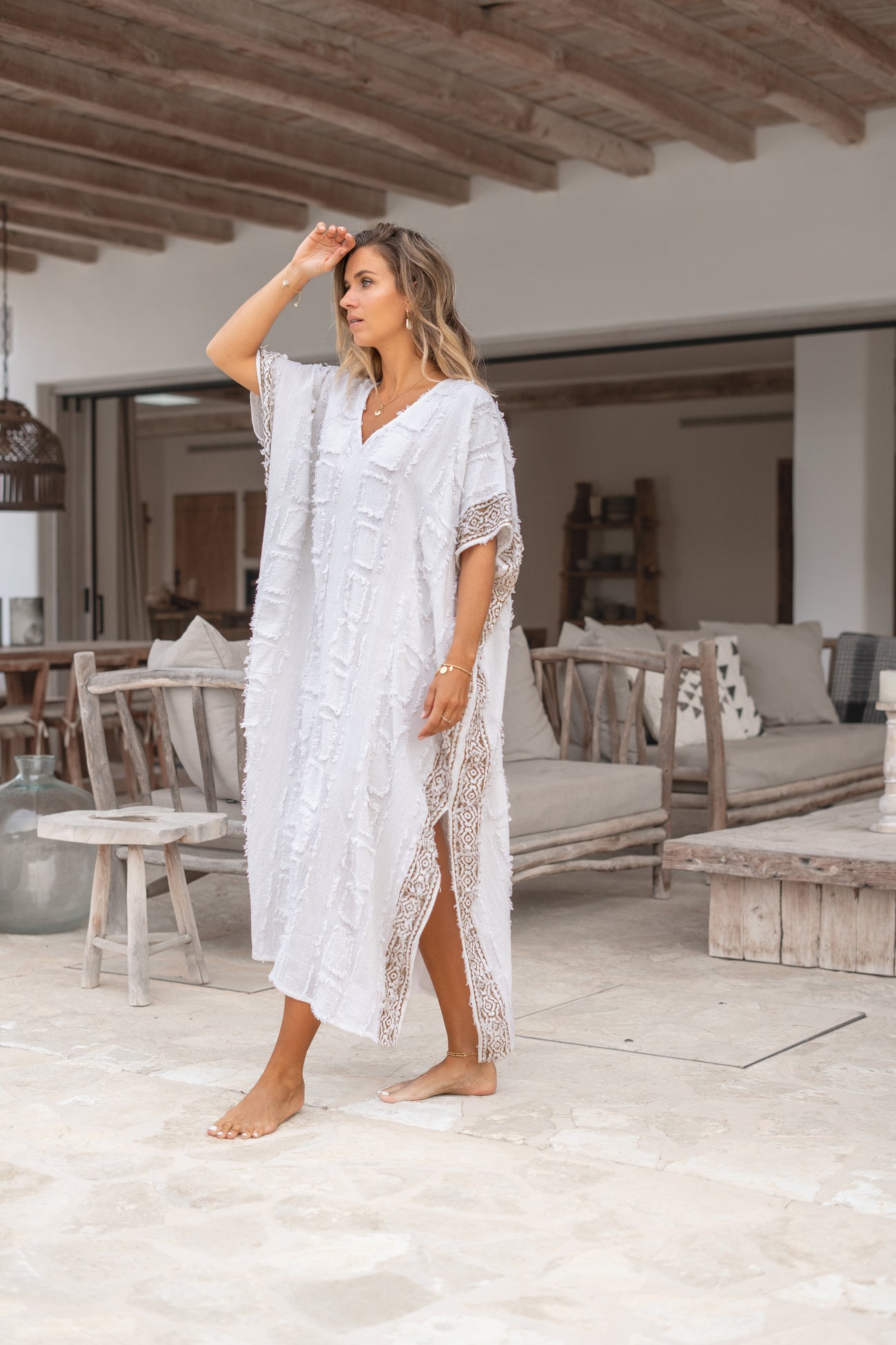 Bohemian item in white van ibzmode, Brands of Ibiza