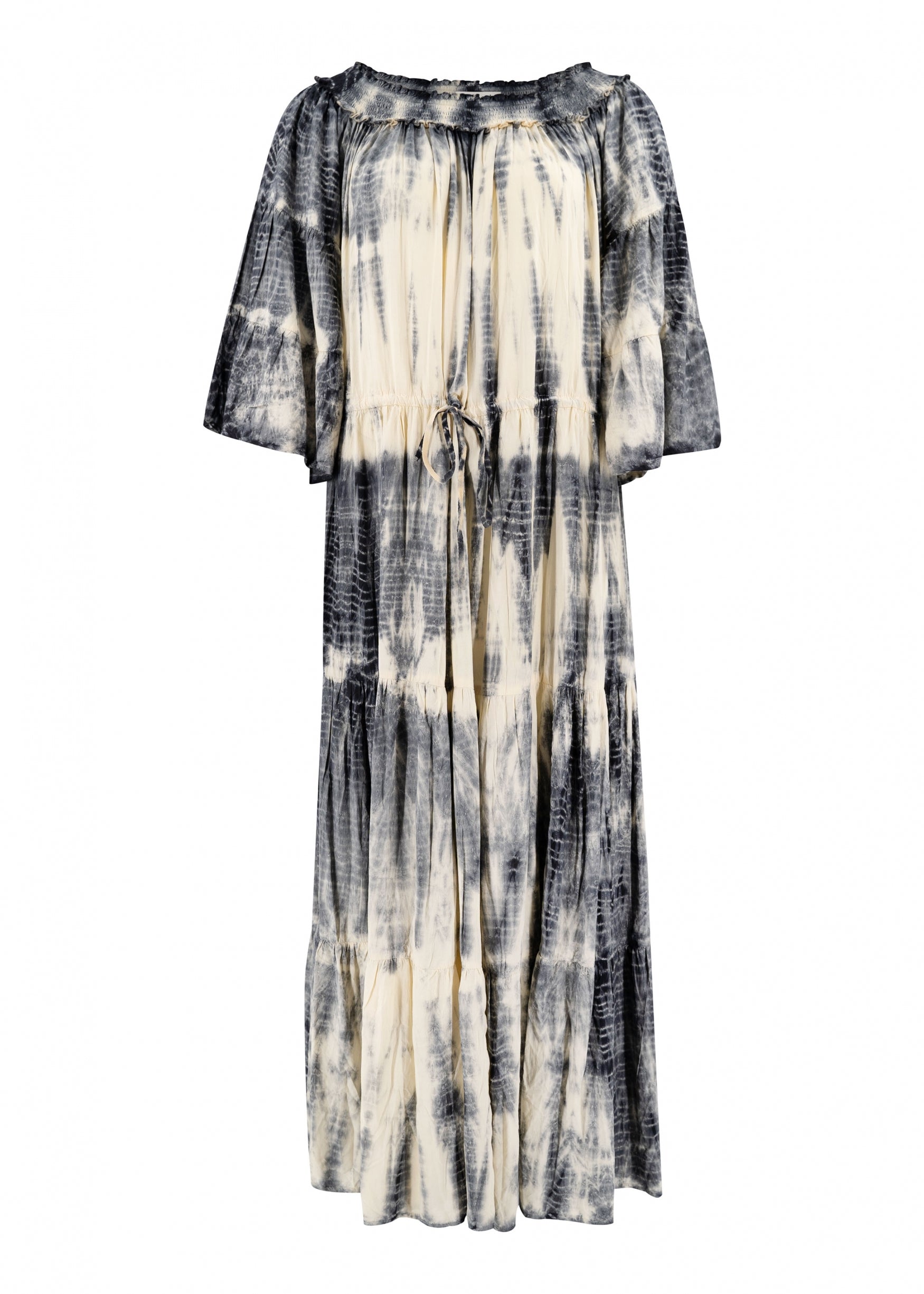 Bohemian jurk in sand van ibzmode, Brands of Ibiza