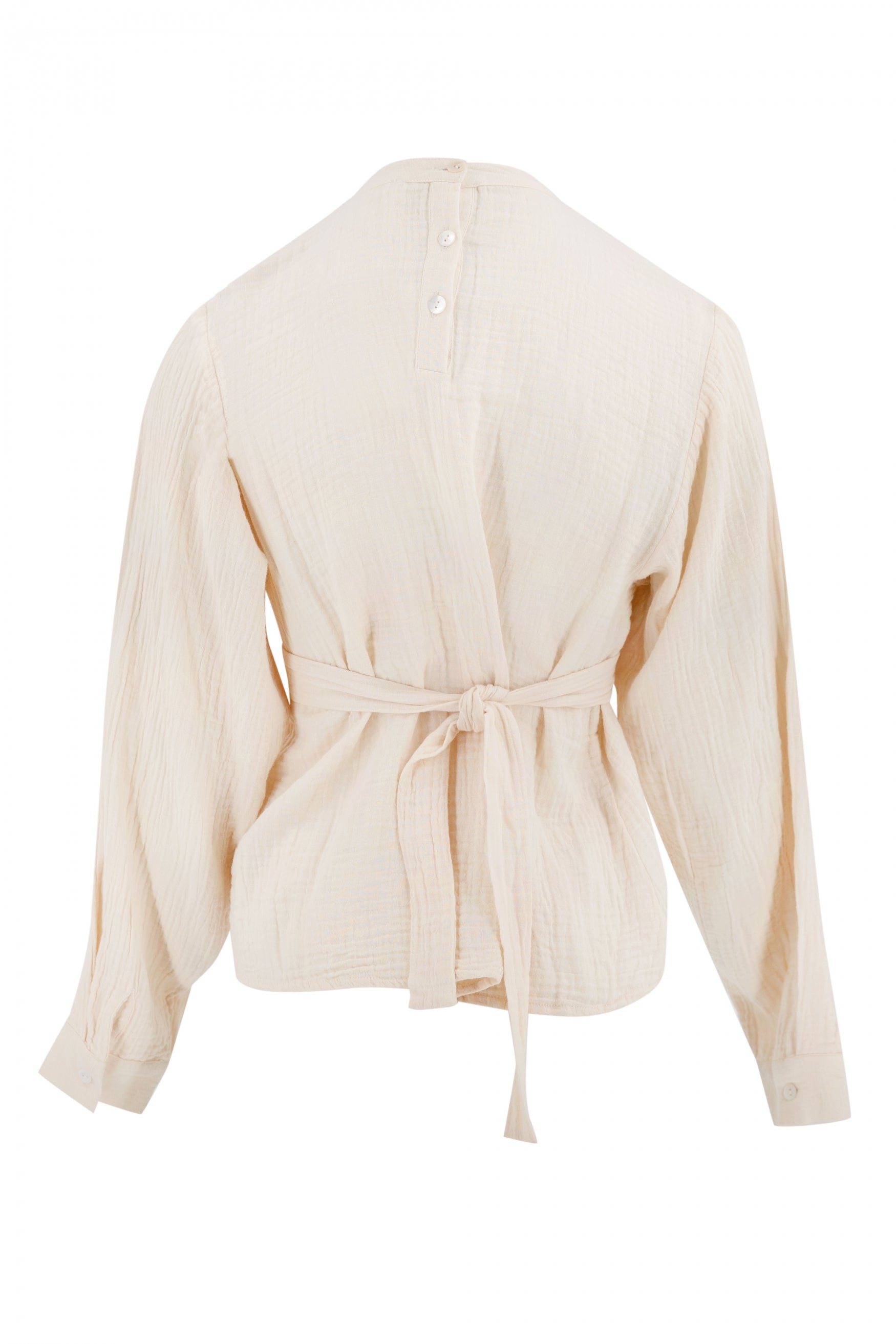 Bohemian blouse in ecru van ibzmode, Brands of Ibiza