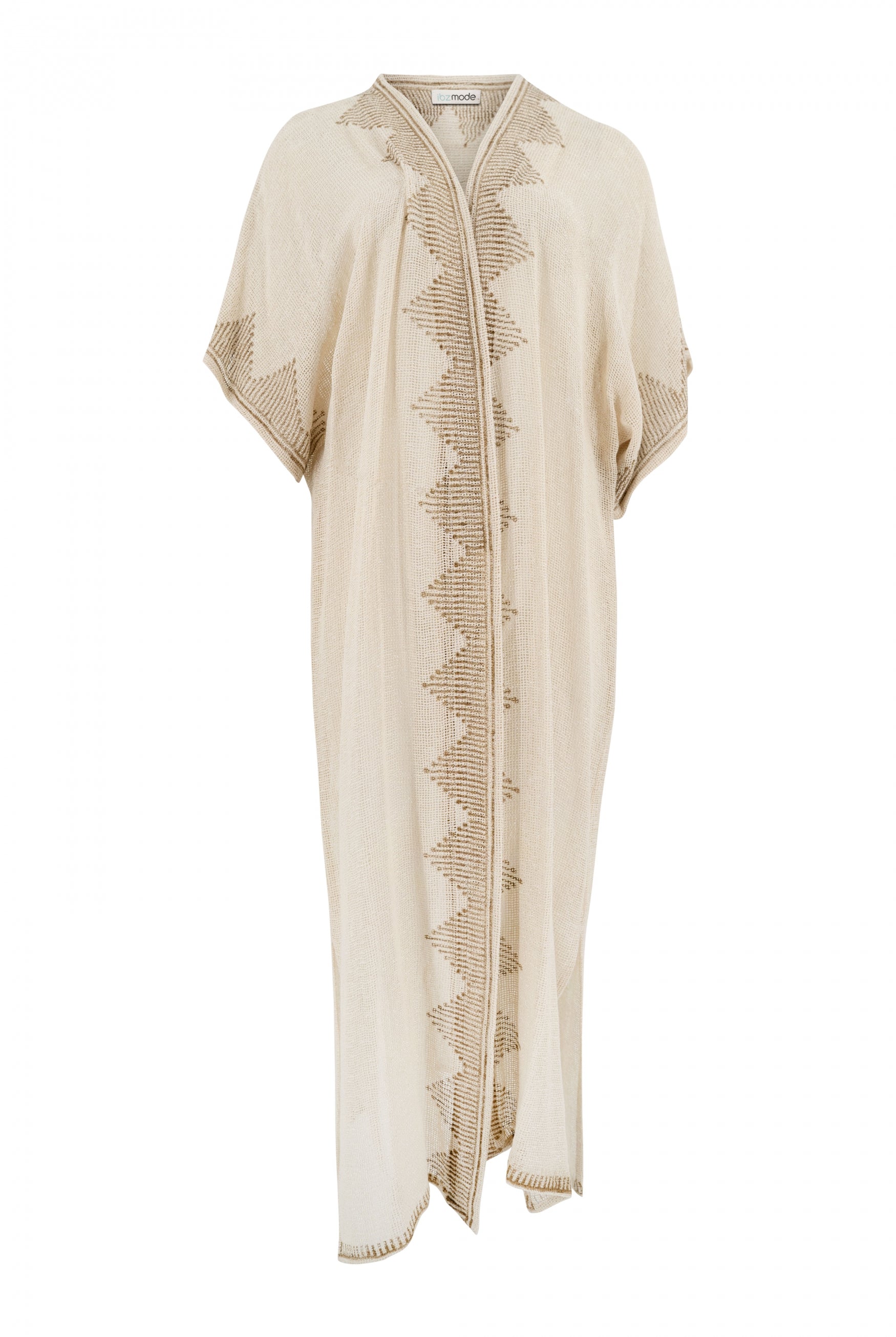 Bohemian kimono in ecru van ibzmode, Brands of Ibiza
