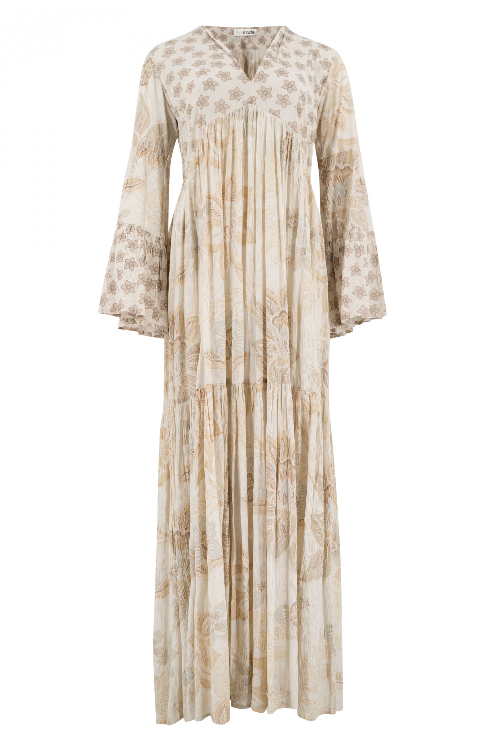 Vestido bohemio en marfil de ibzmode, Marcas de Ibiza