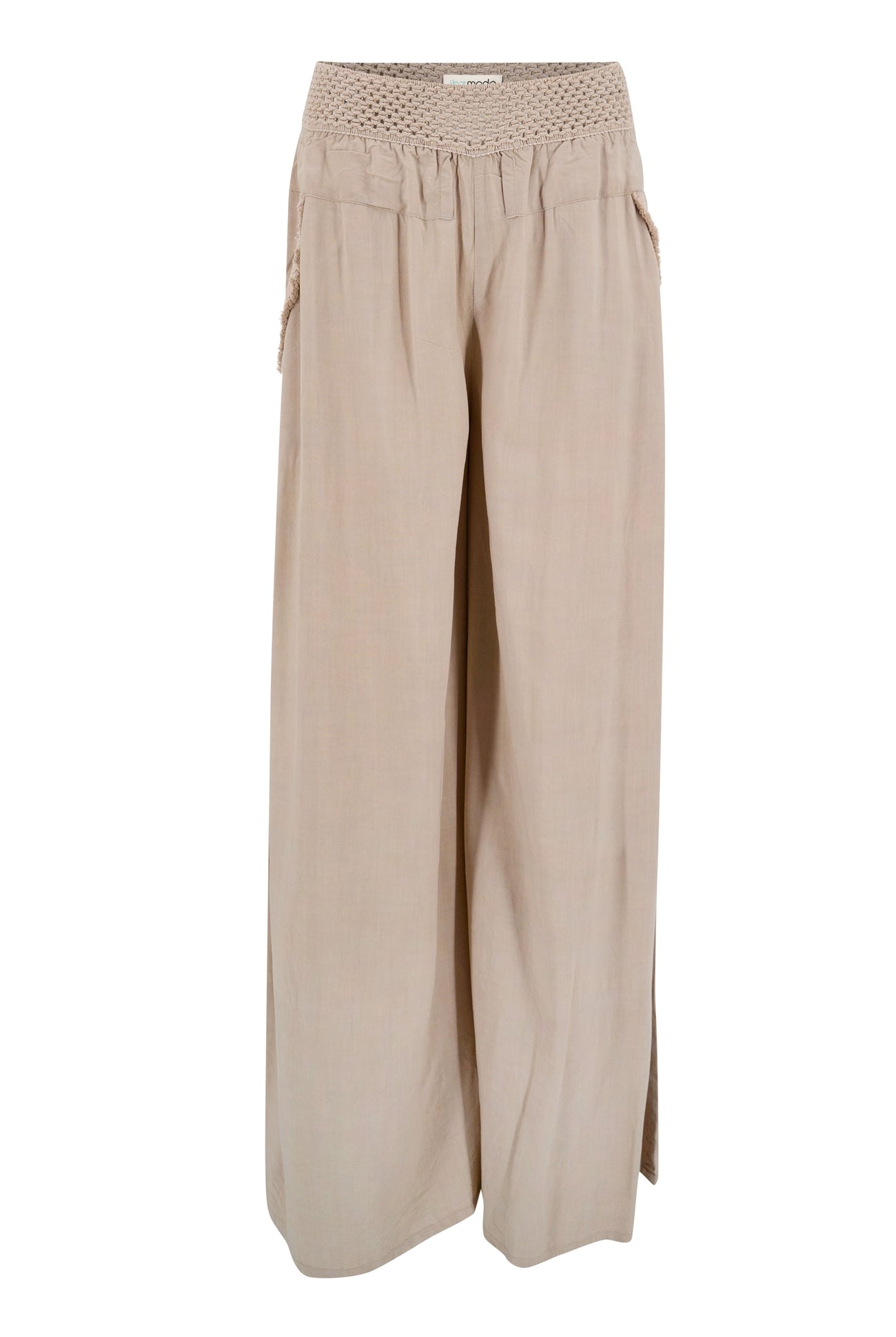 Bohemian broek in light taupe van ibzmode, Brands of Ibiza