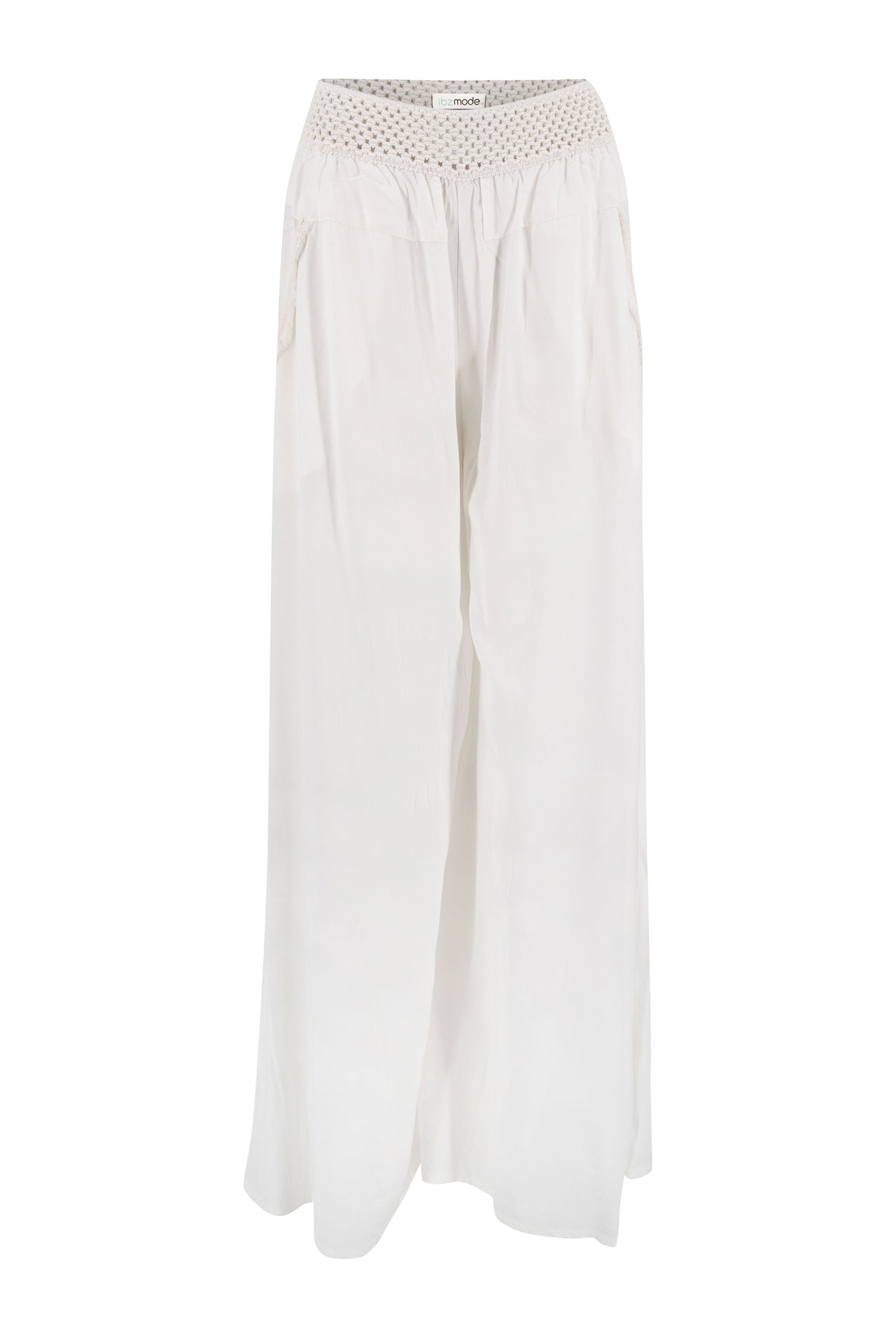 Bohemian broek in white van ibzmode, Brands of Ibiza