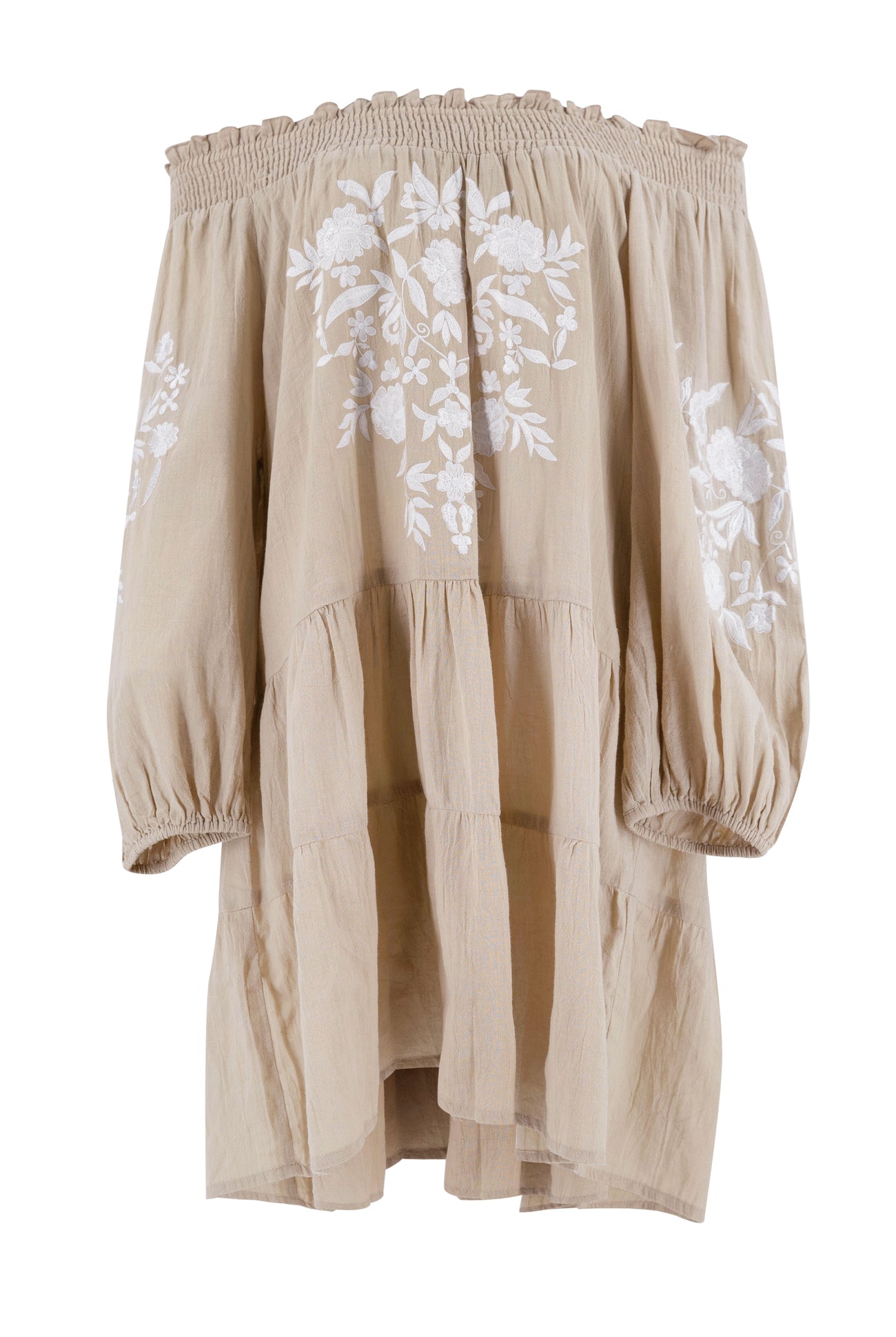 Bohemian blouse in sand by ibzmode, Brands of Ibiza
