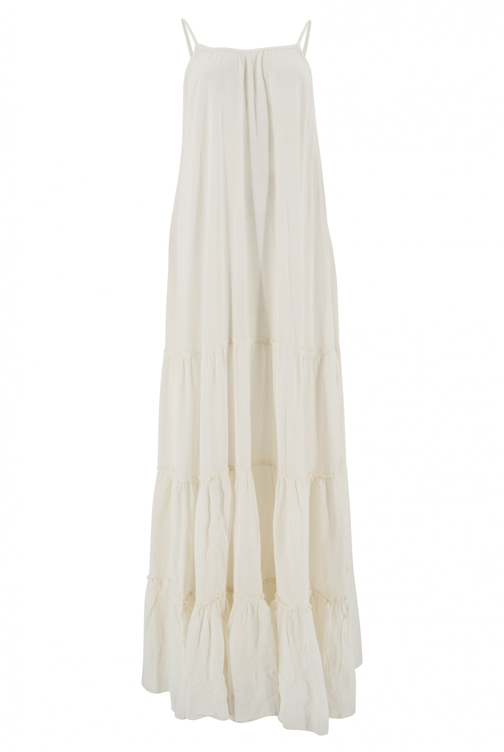 Bohemian jurk in ecru van ibzmode, Brands of Ibiza