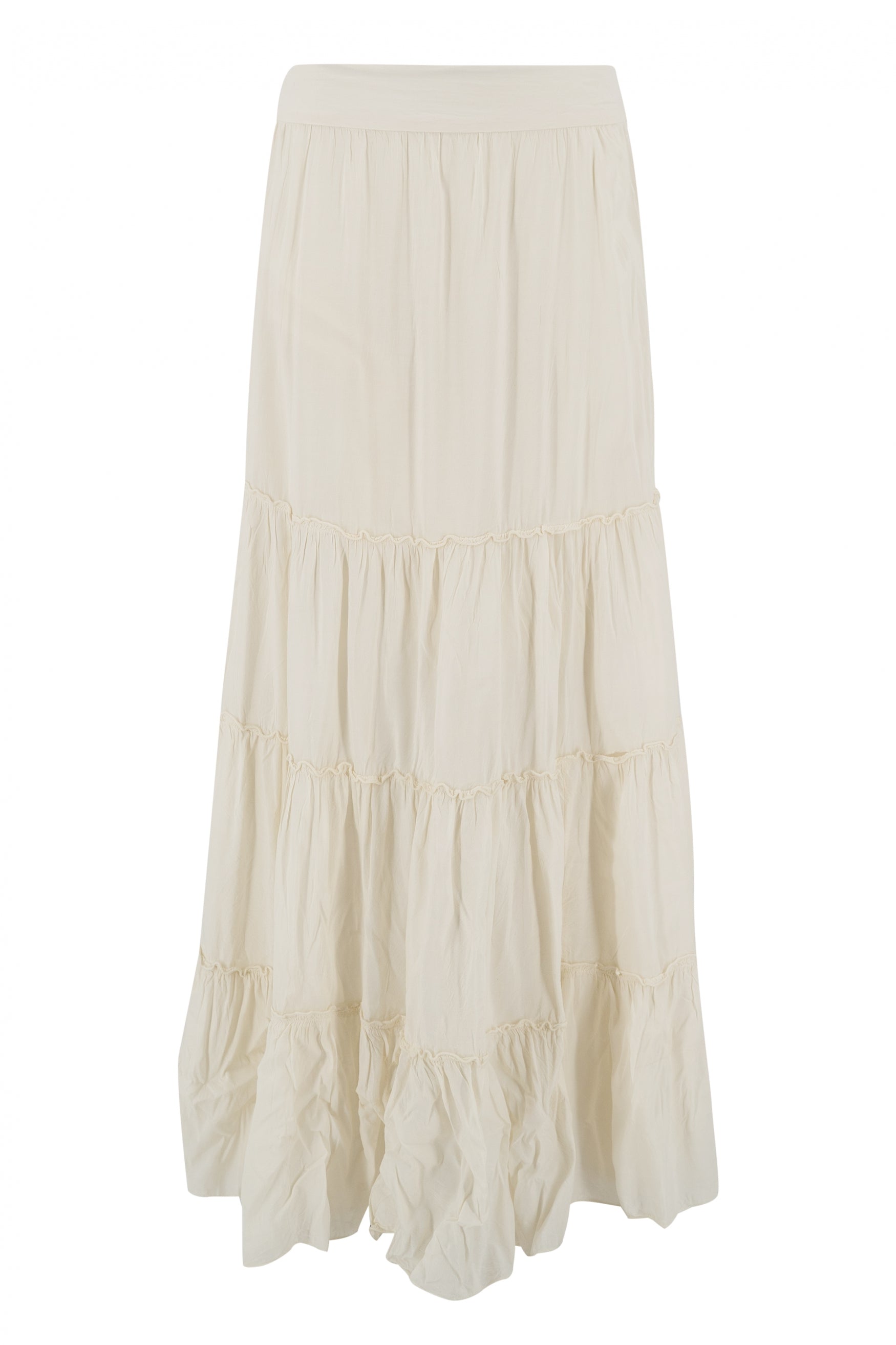 Bohemian rok in ecru van ibzmode, Brands of Ibiza