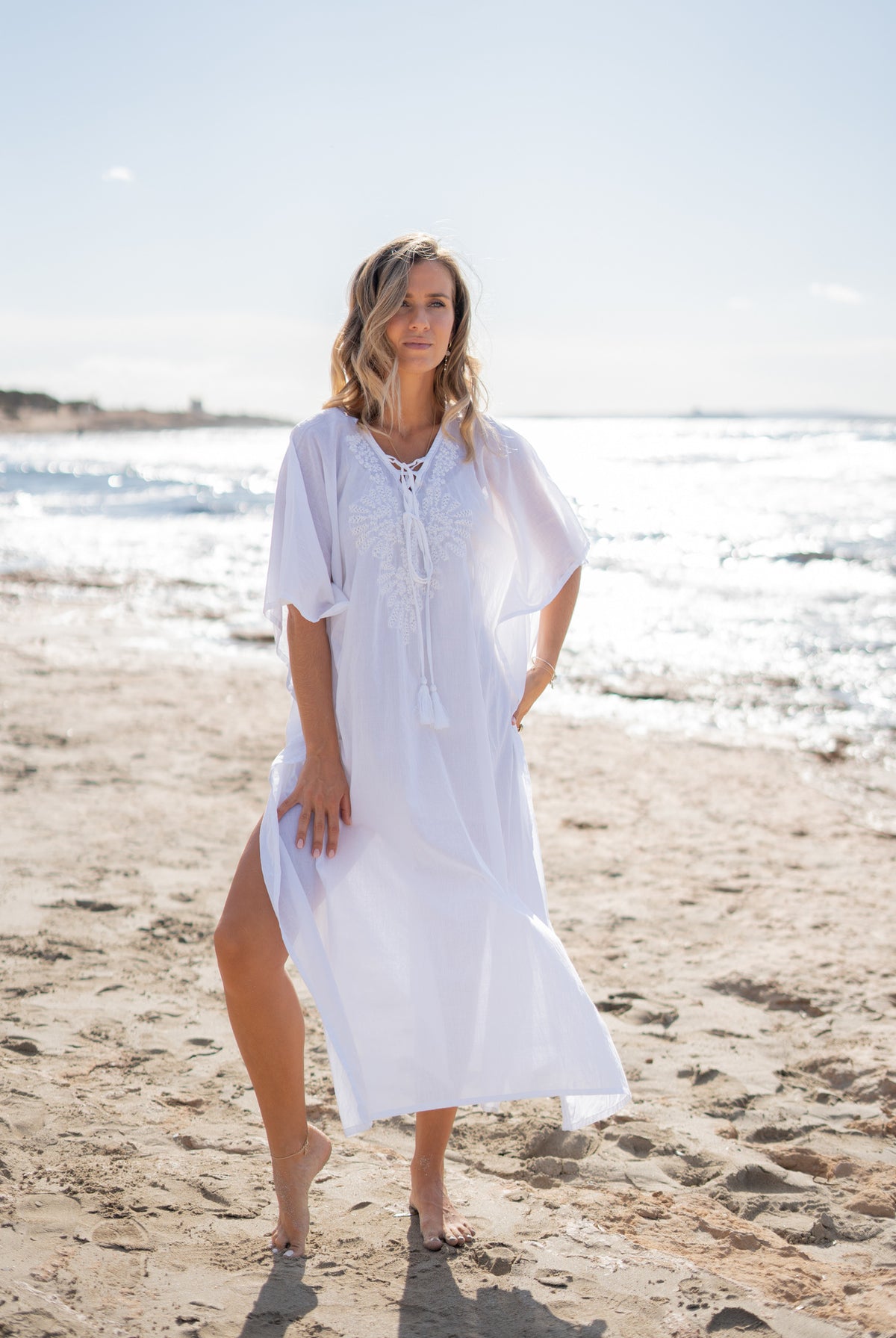 Article bohème blanc de la marque ibzmode, Brands of Ibiza