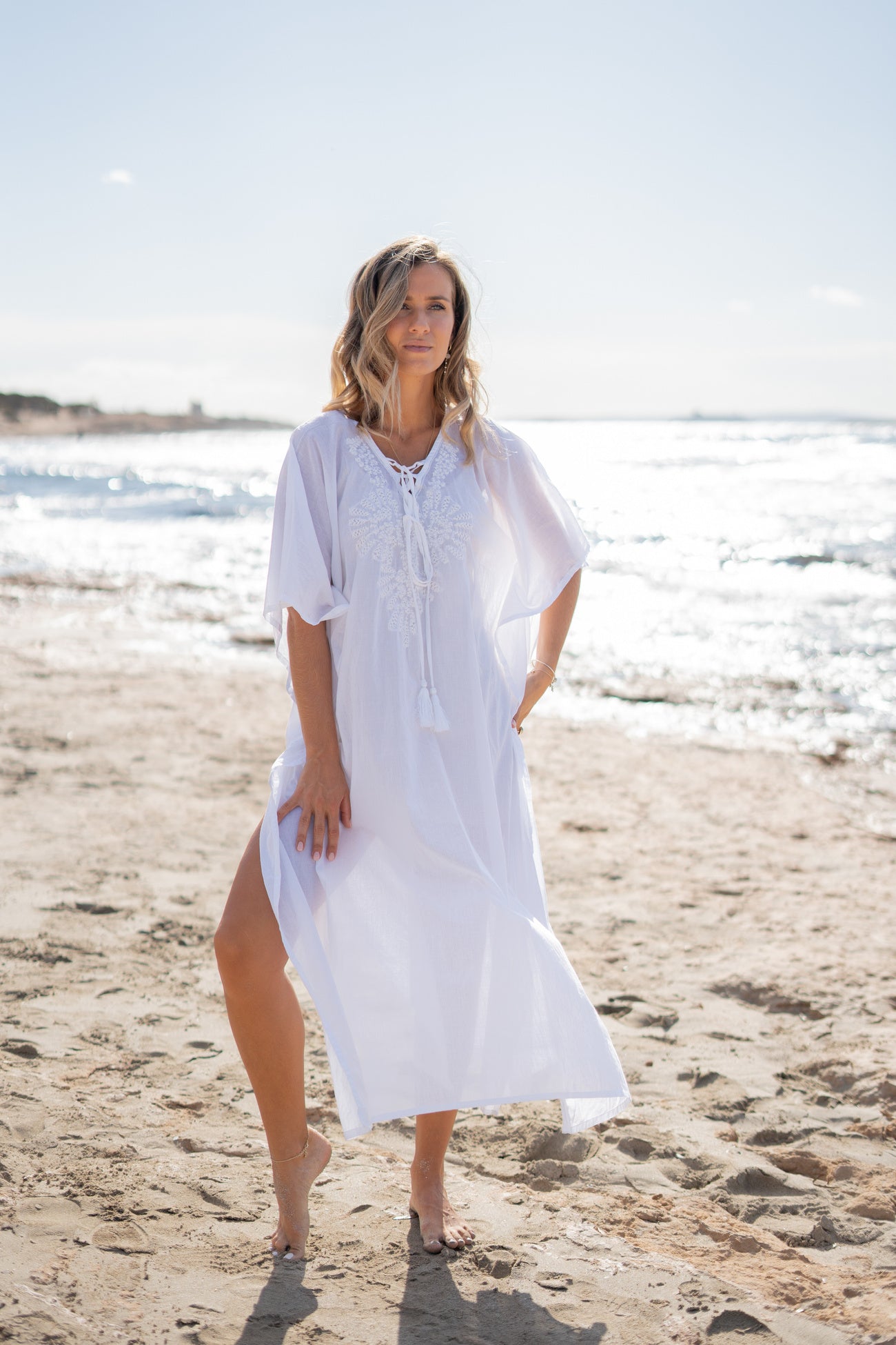 Bohemian item in white van ibzmode, Brands of Ibiza