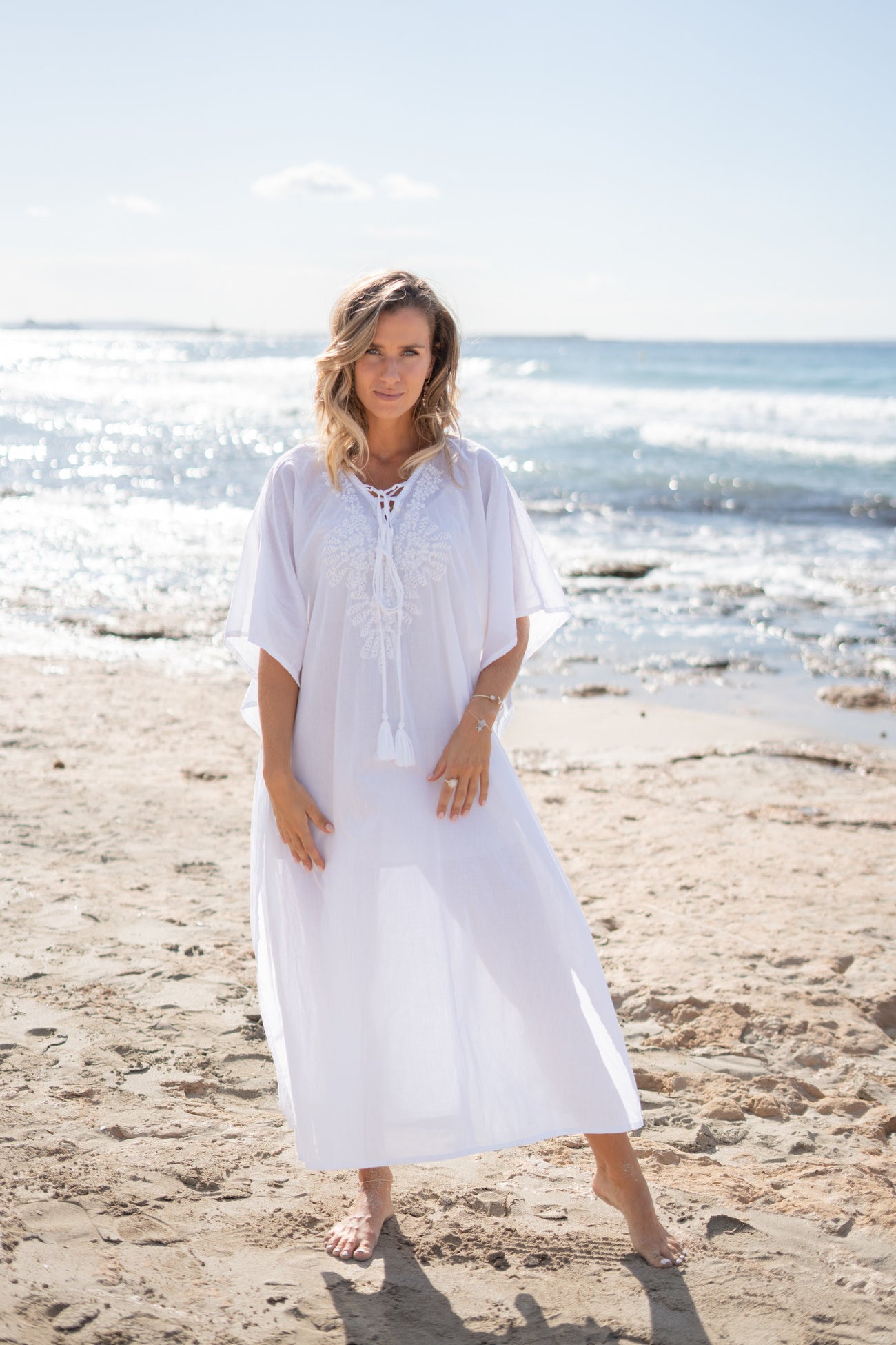 Bohemian item in white van ibzmode, Brands of Ibiza