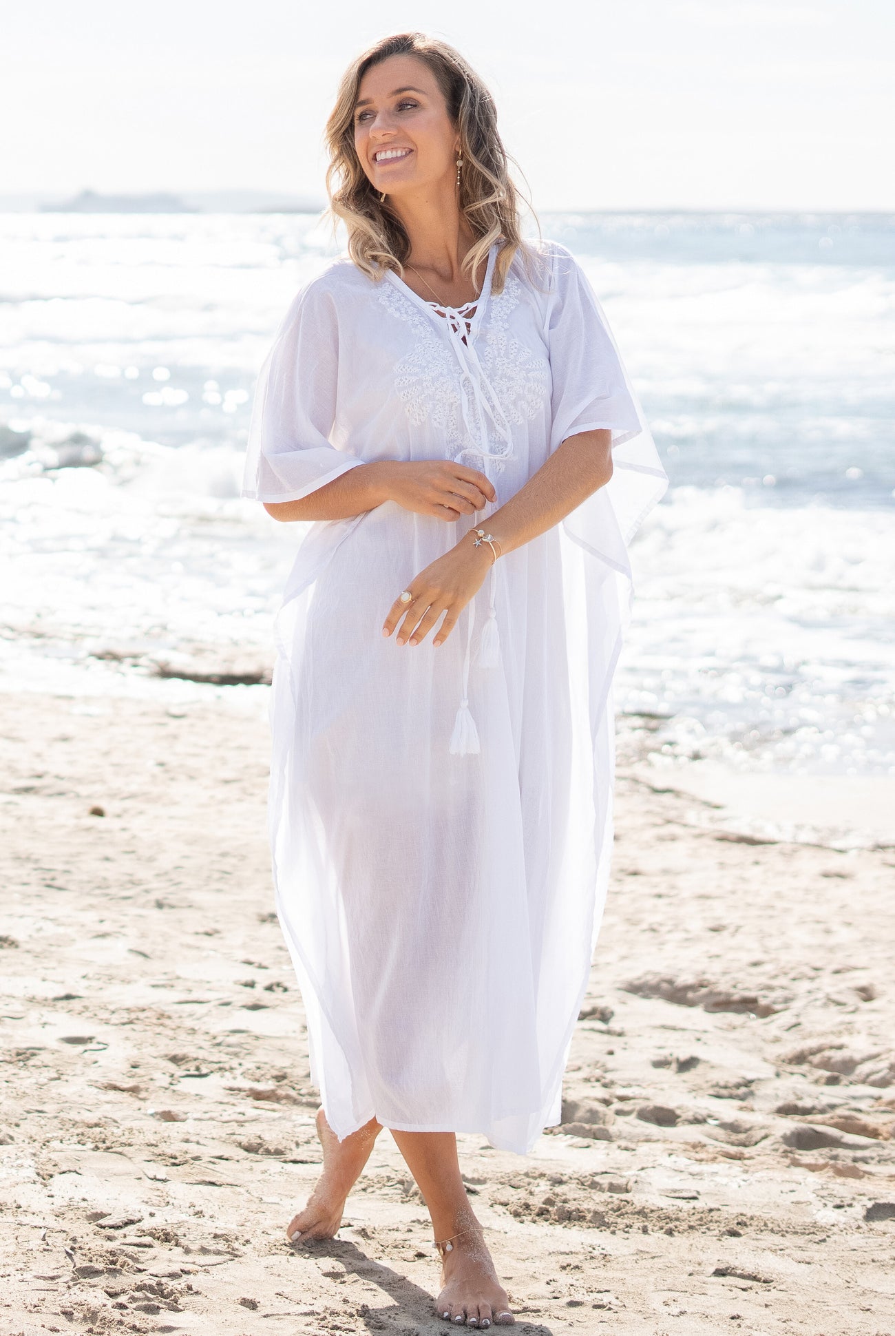Article bohème blanc de la marque ibzmode, Brands of Ibiza