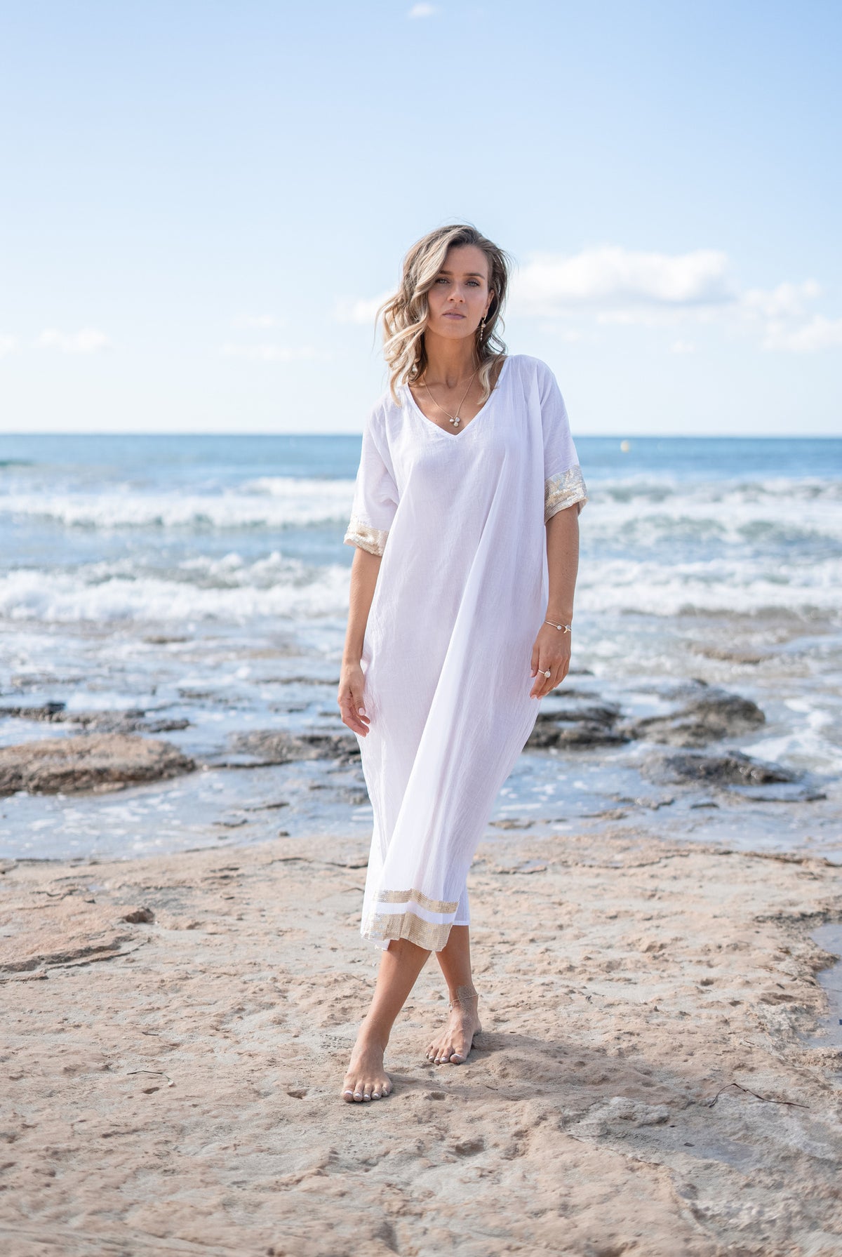 Article bohème blanc de la marque ibzmode, Brands of Ibiza
