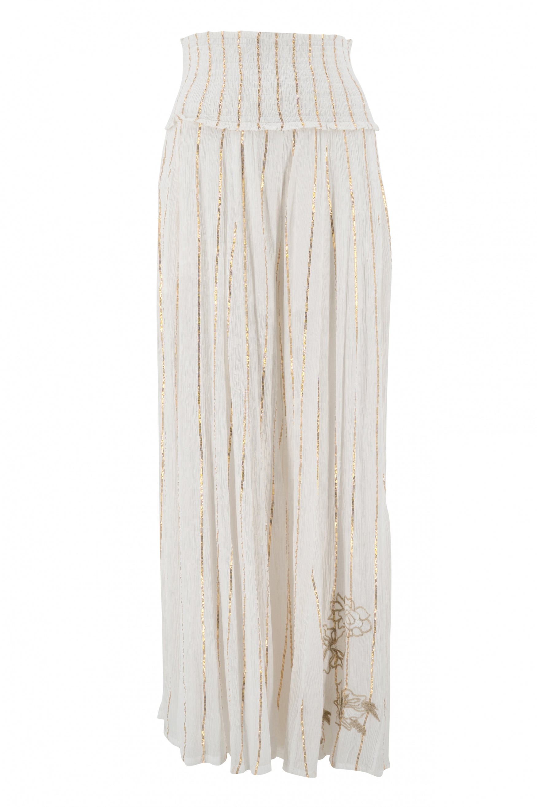 Bohemian broek in white van ibzmode, Brands of Ibiza