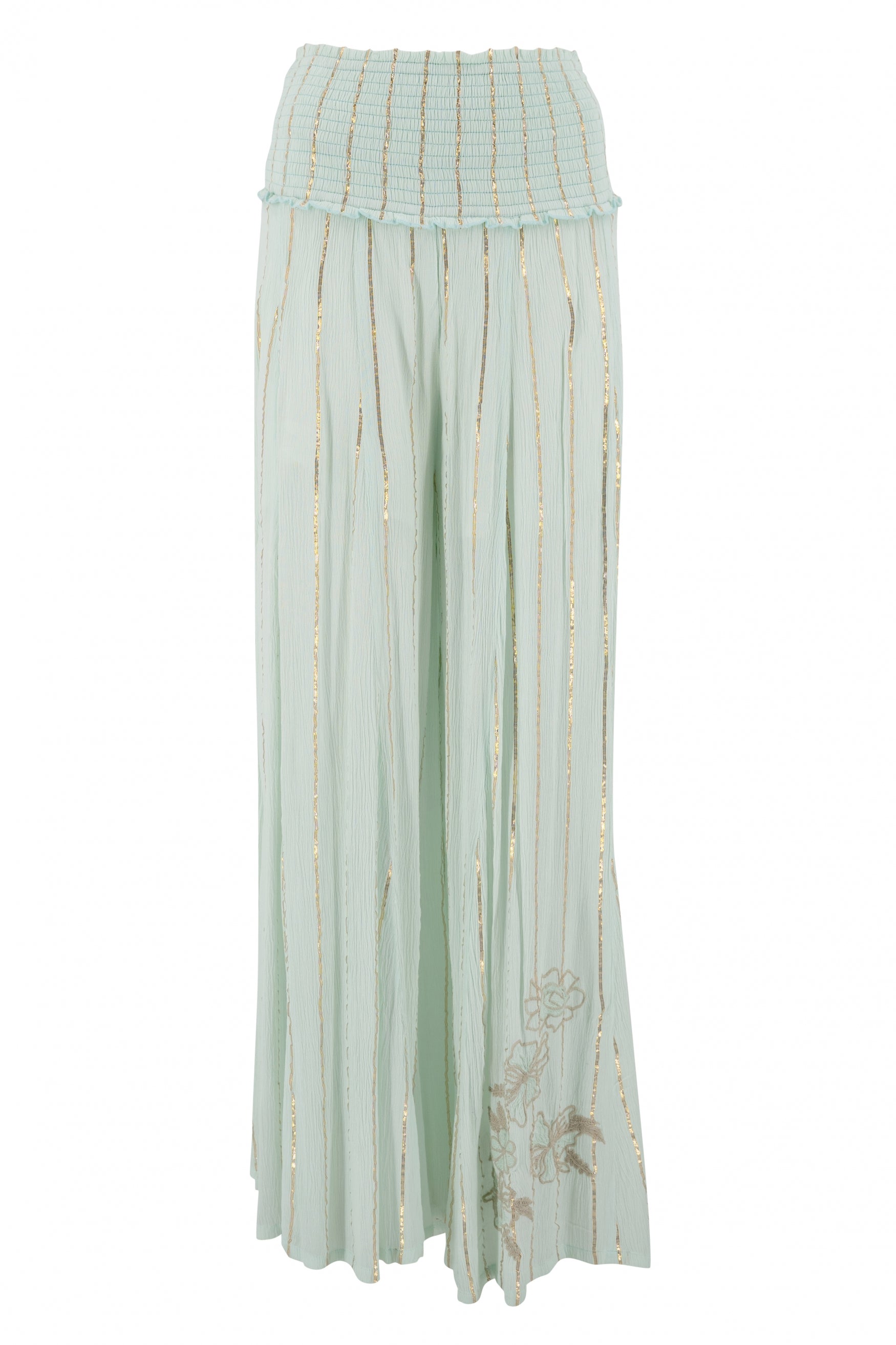 Bohemian broek in mint van ibzmode, Brands of Ibiza