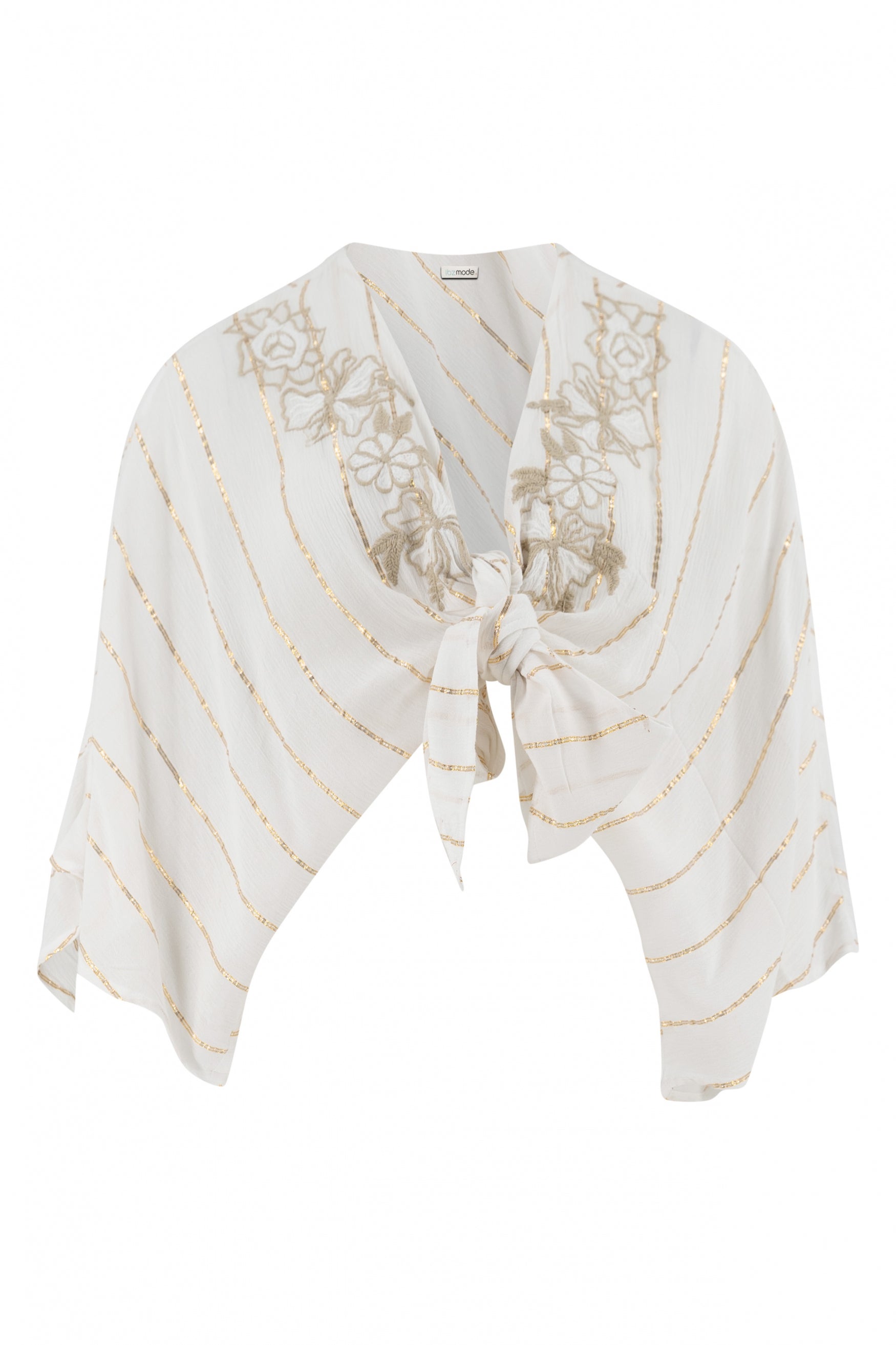 Bohemian kimono in white van ibzmode, Brands of Ibiza