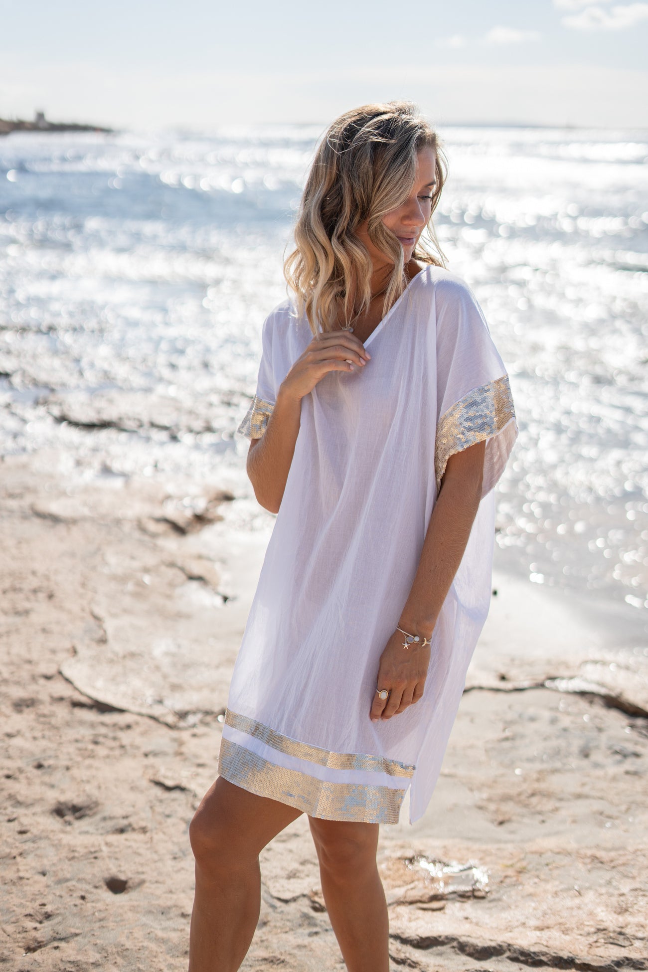 Bohemian item in white van ibzmode, Brands of Ibiza