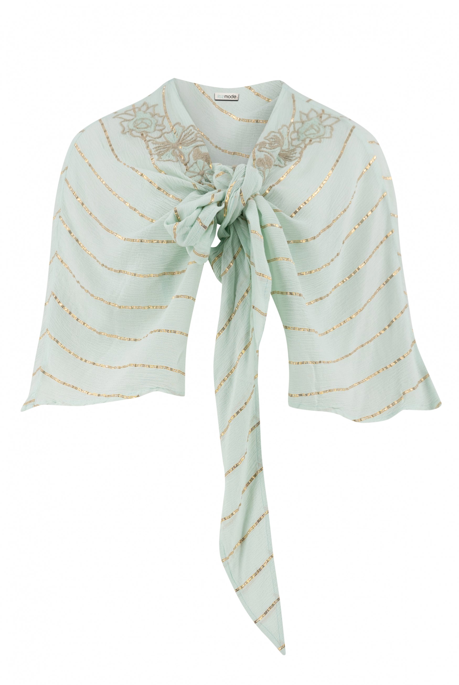 Bohemian kimono in mint van ibzmode, Brands of Ibiza