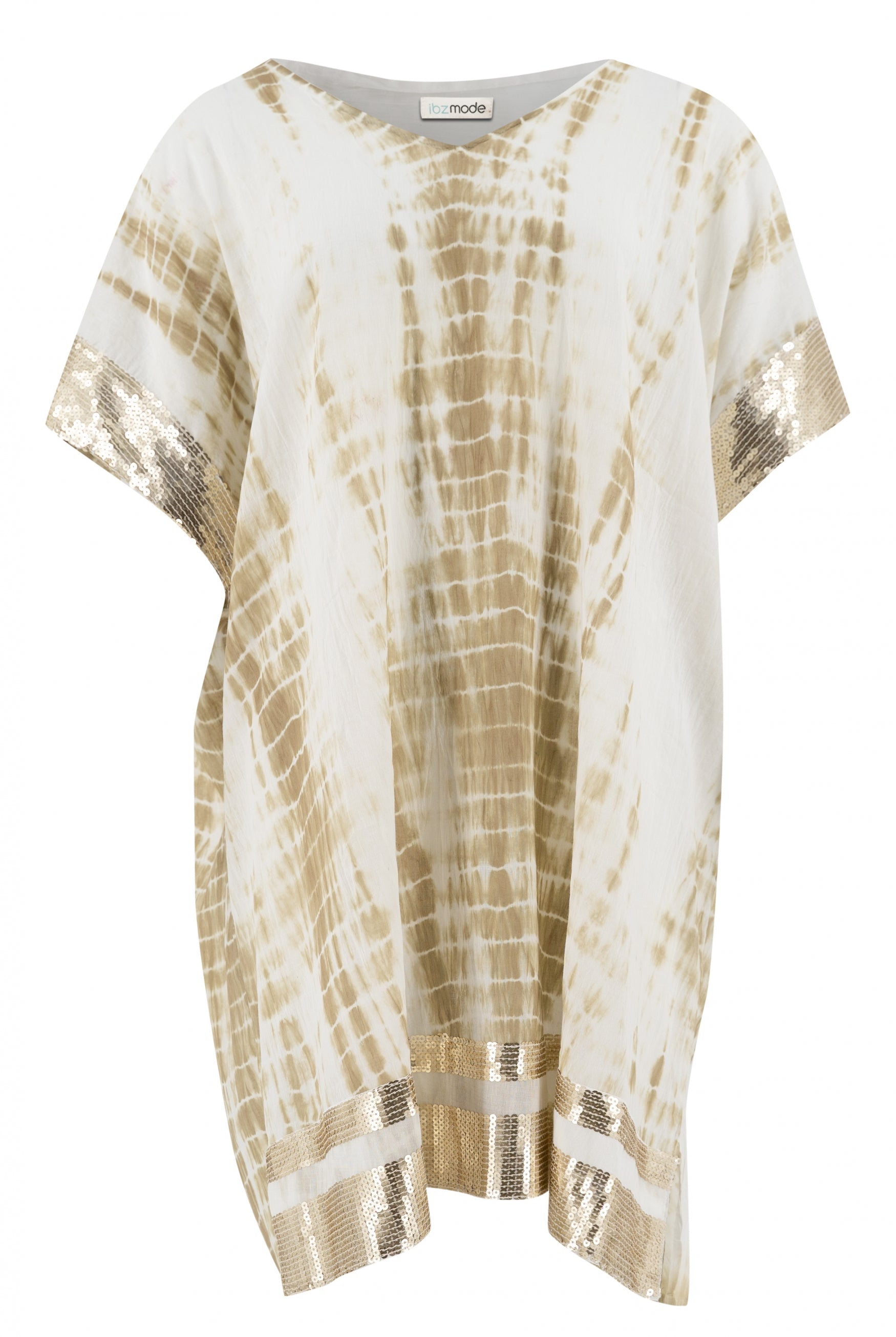 Bohemian item in white tie dye van ibzmode, Brands of Ibiza