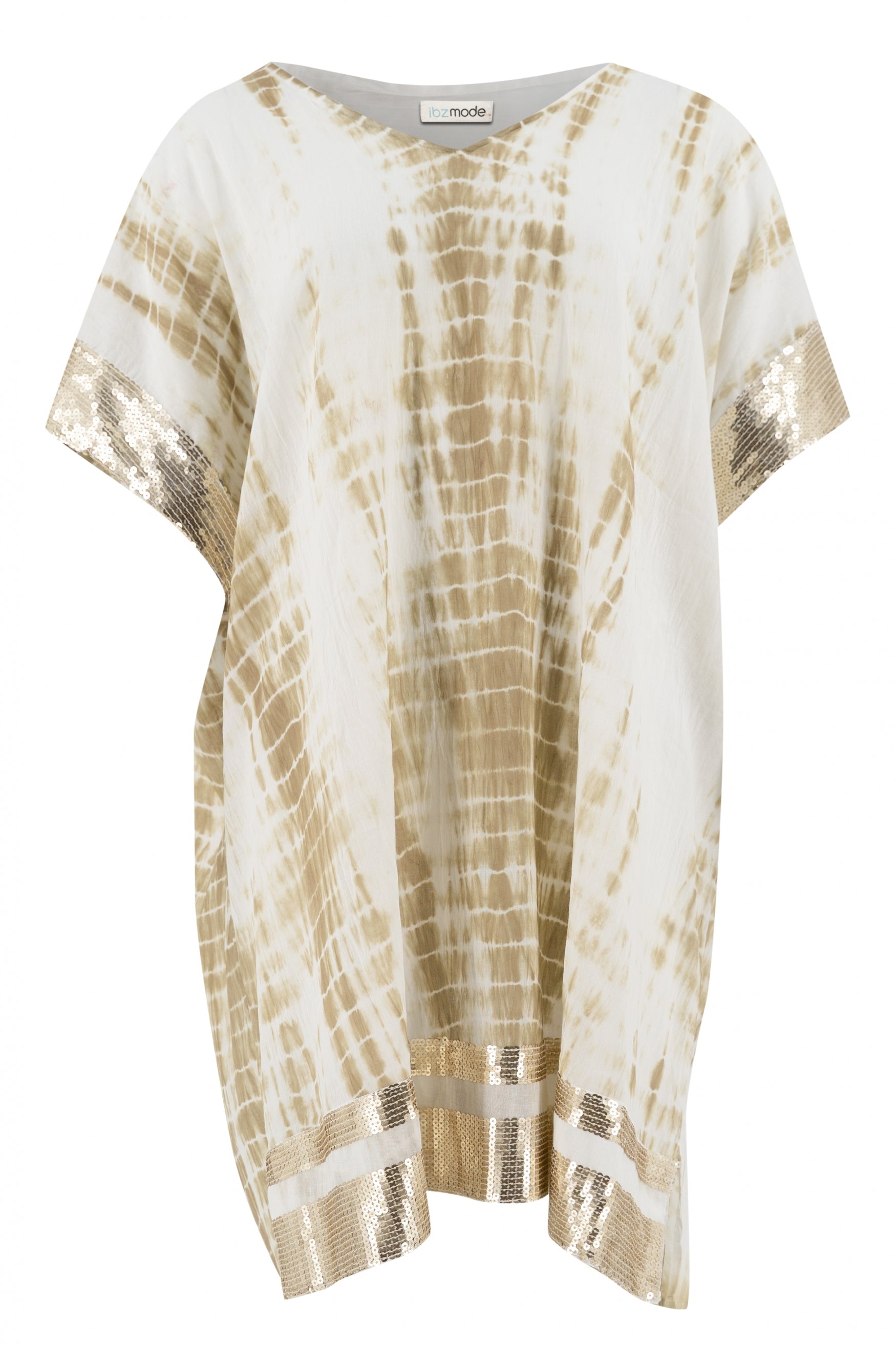 Bohemian item in white tie dye van ibzmode, Brands of Ibiza