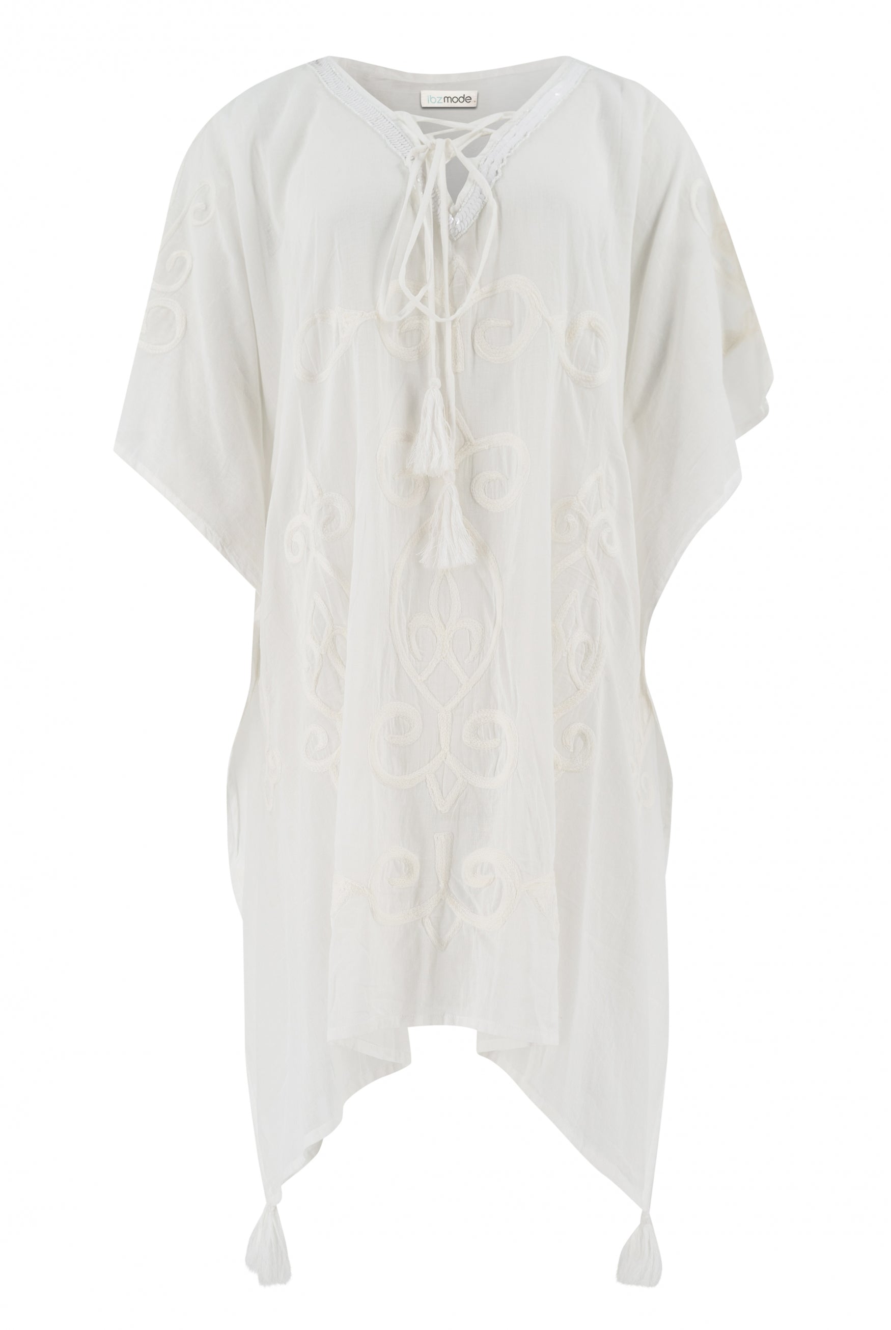 Bohemian item in white van ibzmode, Brands of Ibiza