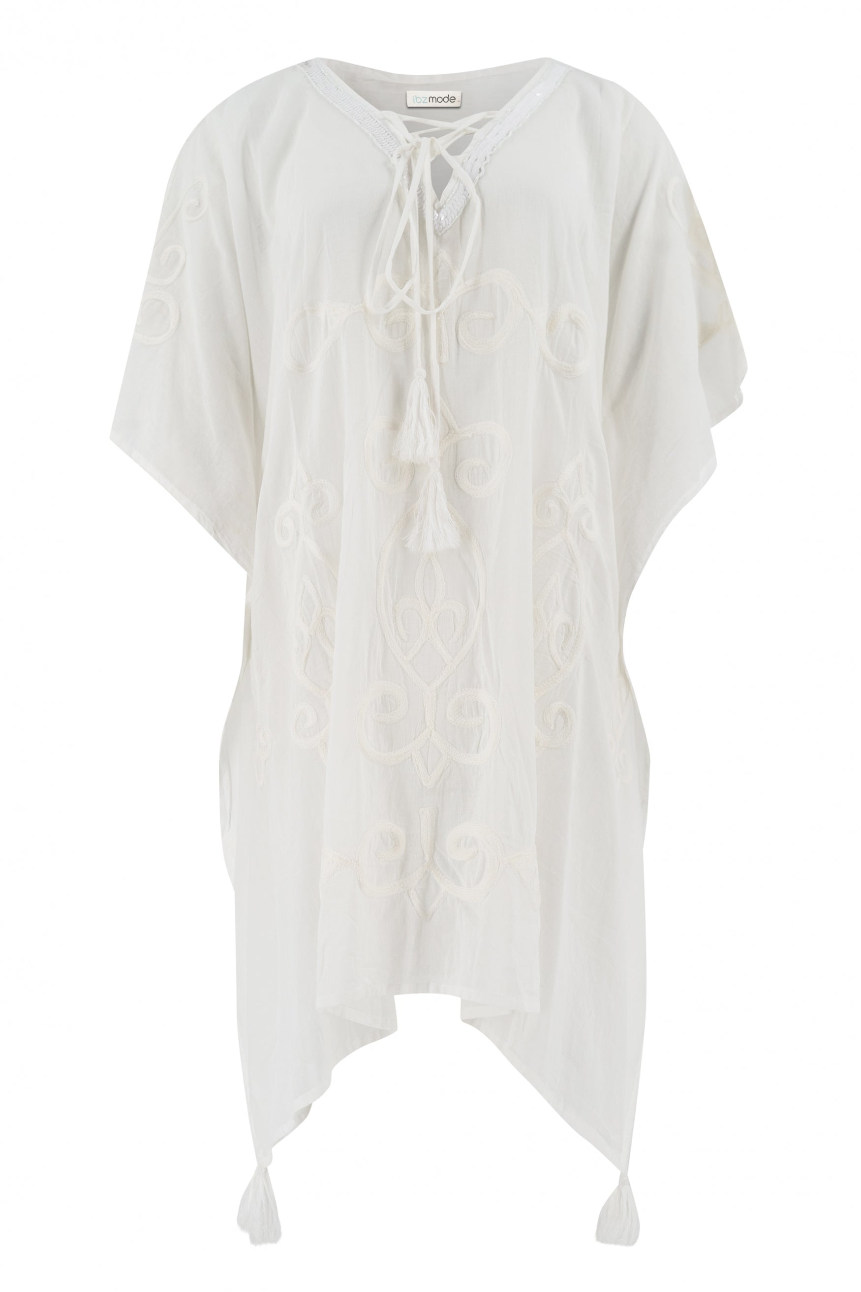 Bohemian item in white van ibzmode, Brands of Ibiza