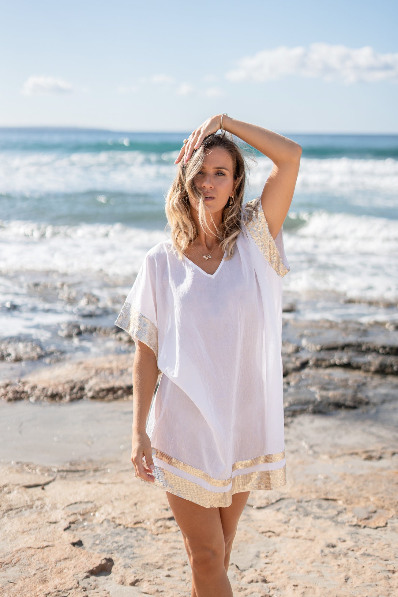 Bohemian item in white van ibzmode, Brands of Ibiza
