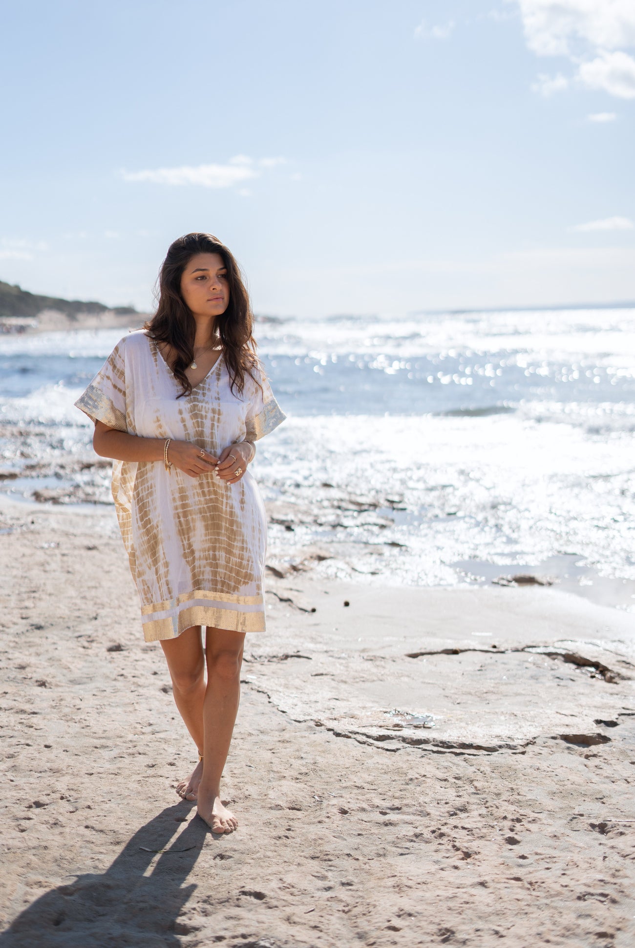 Bohemian item in white tie dye van ibzmode, Brands of Ibiza