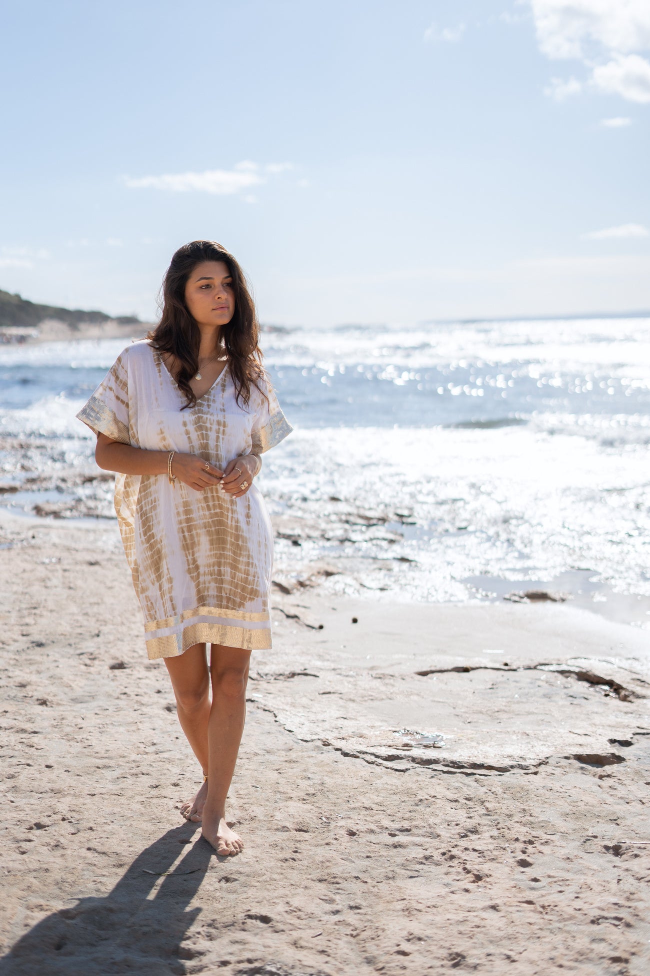 Bohemian item in white tie dye van ibzmode, Brands of Ibiza