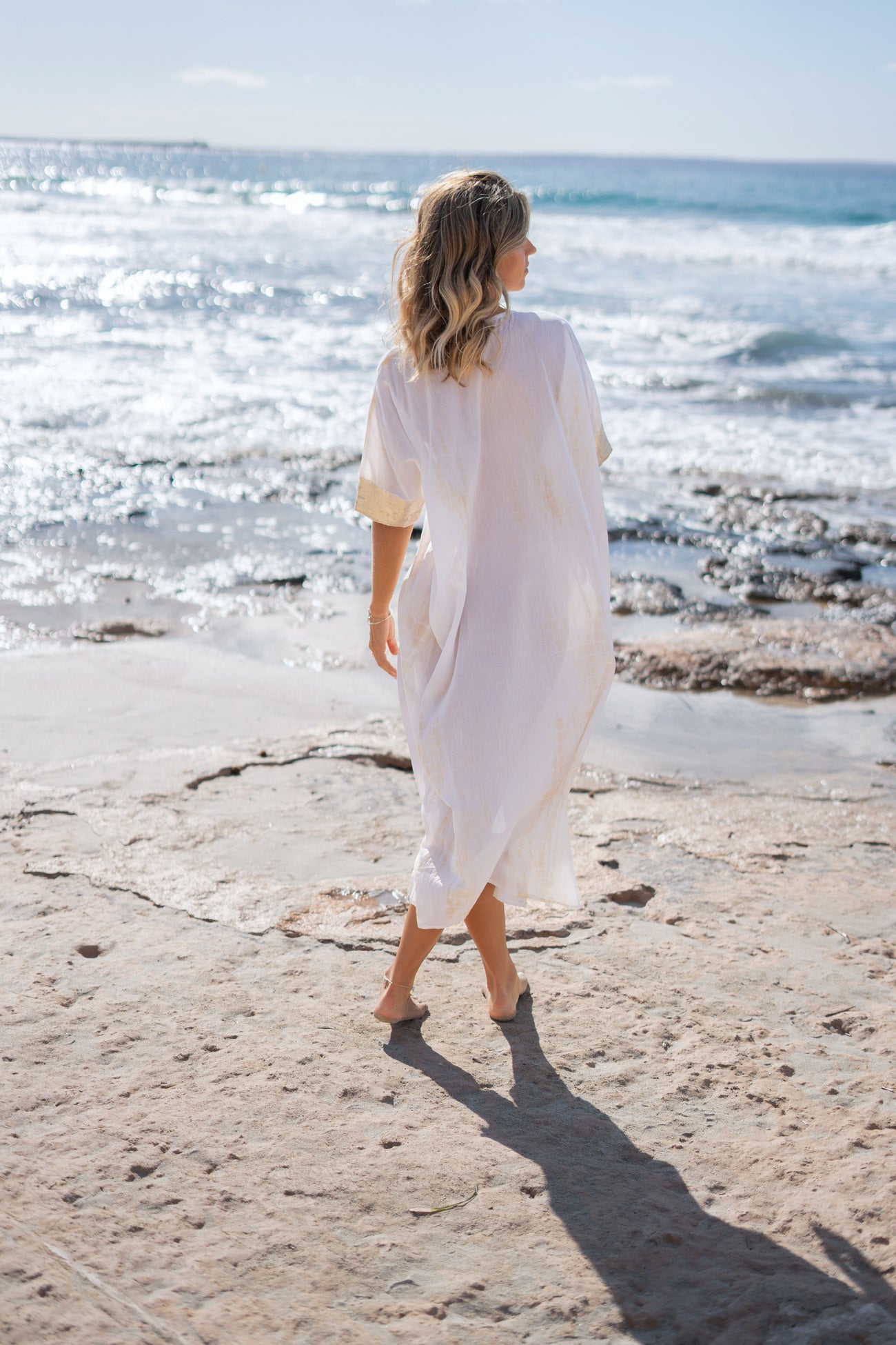 Bohemian item in white tie dye van ibzmode, Brands of Ibiza