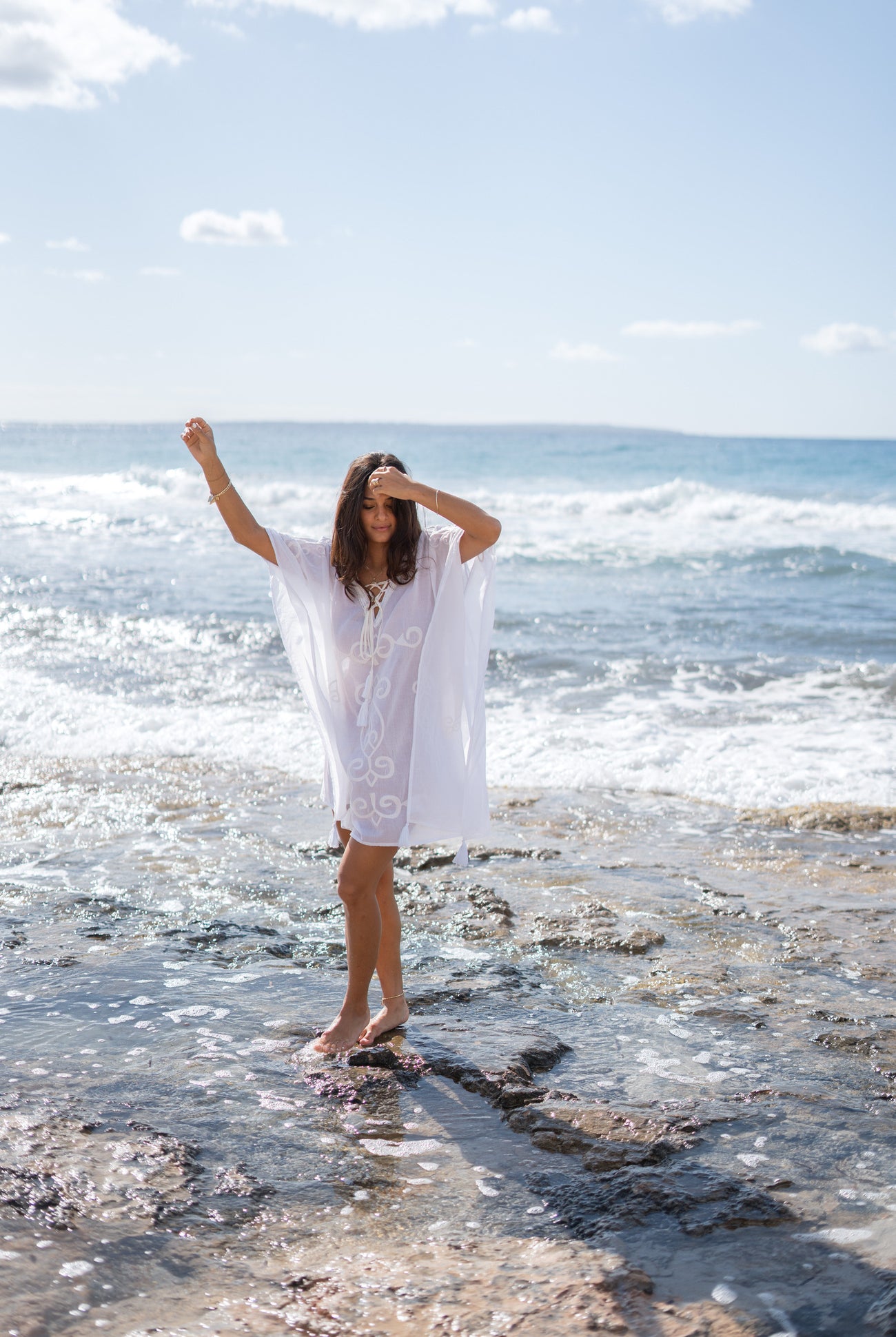 Bohemian item in white van ibzmode, Brands of Ibiza