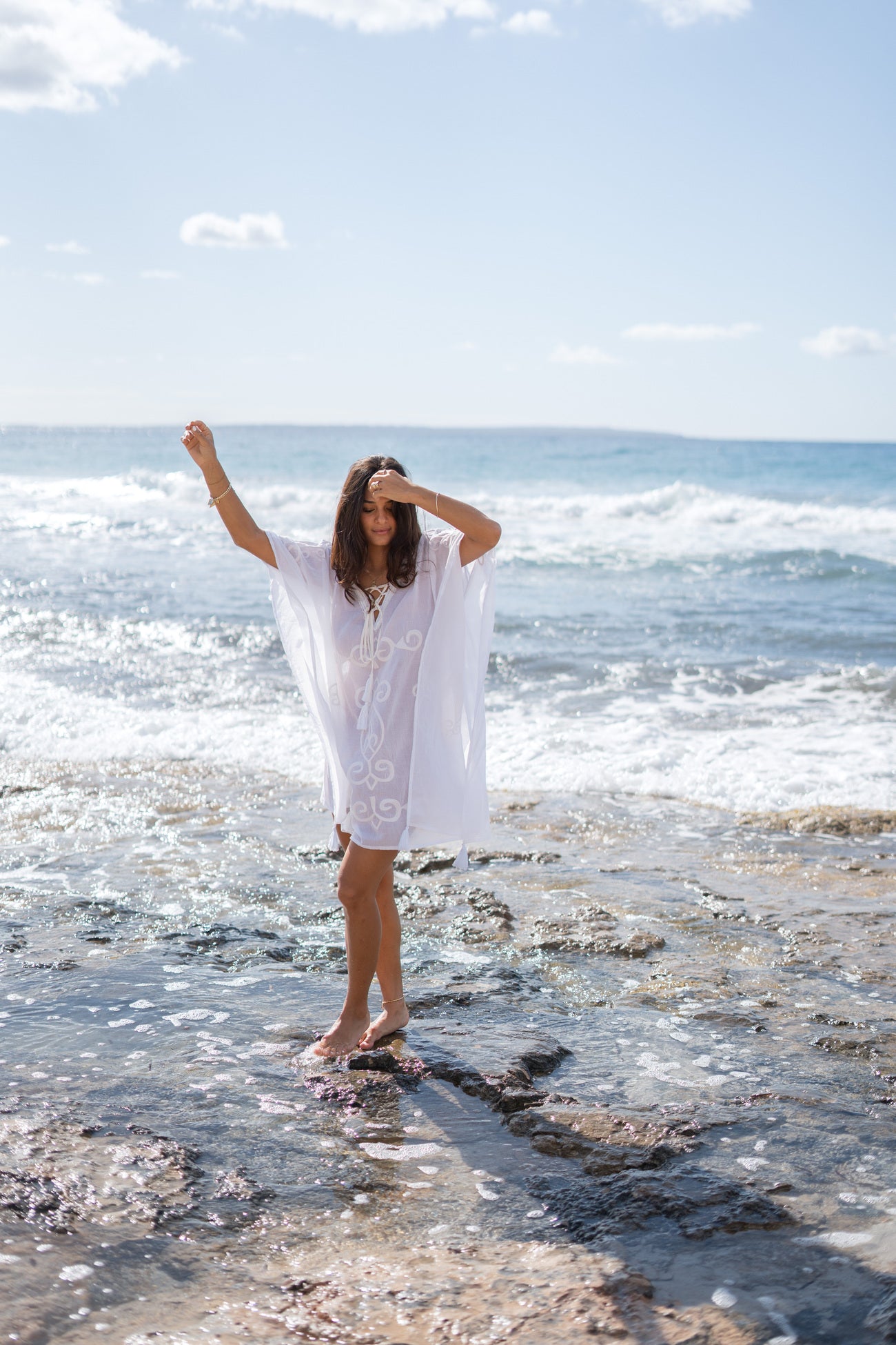 Bohemian item in white van ibzmode, Brands of Ibiza