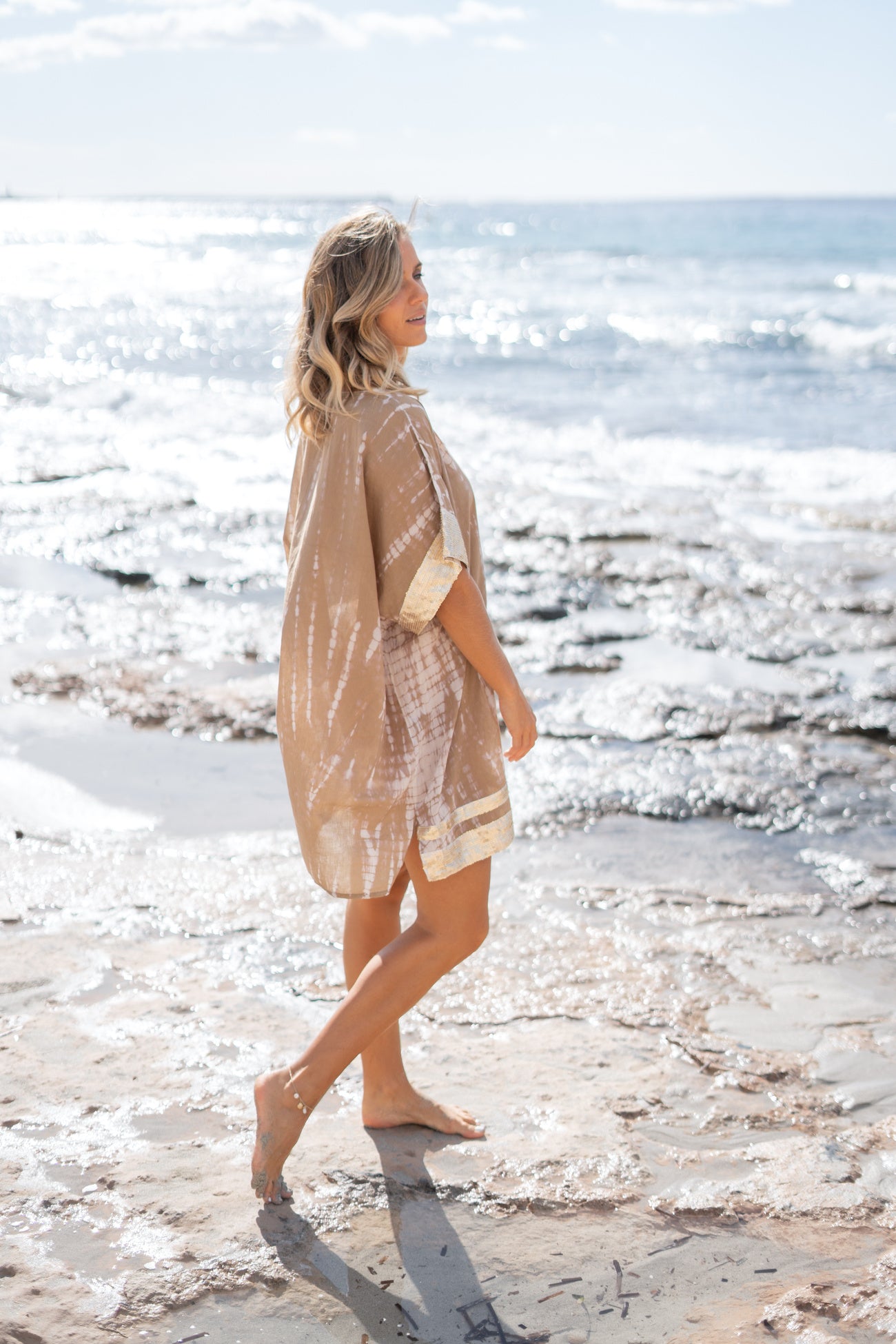 Bohemian item in taupe tie dye van ibzmode, Brands of Ibiza