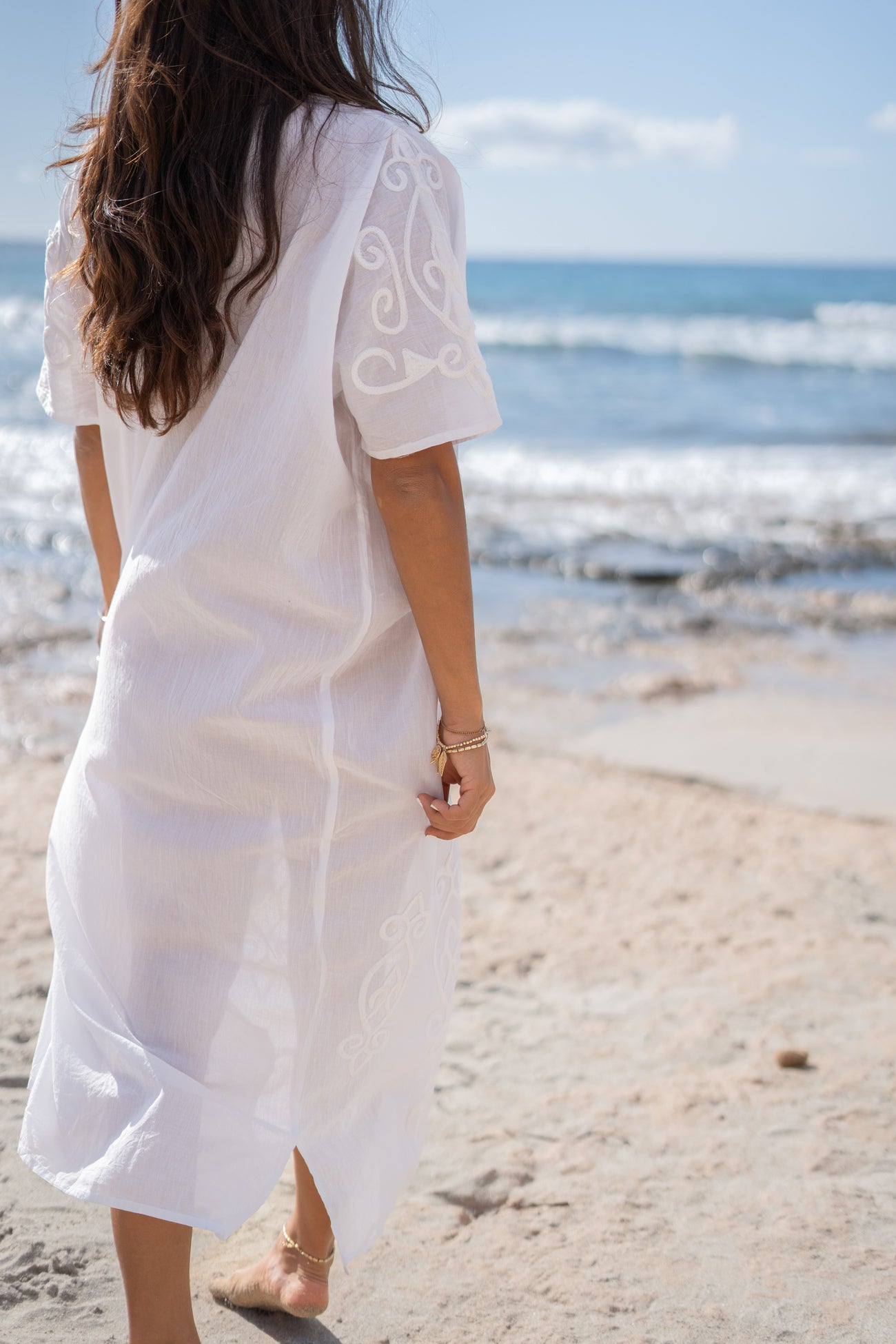 Bohemian item in white van ibzmode, Brands of Ibiza