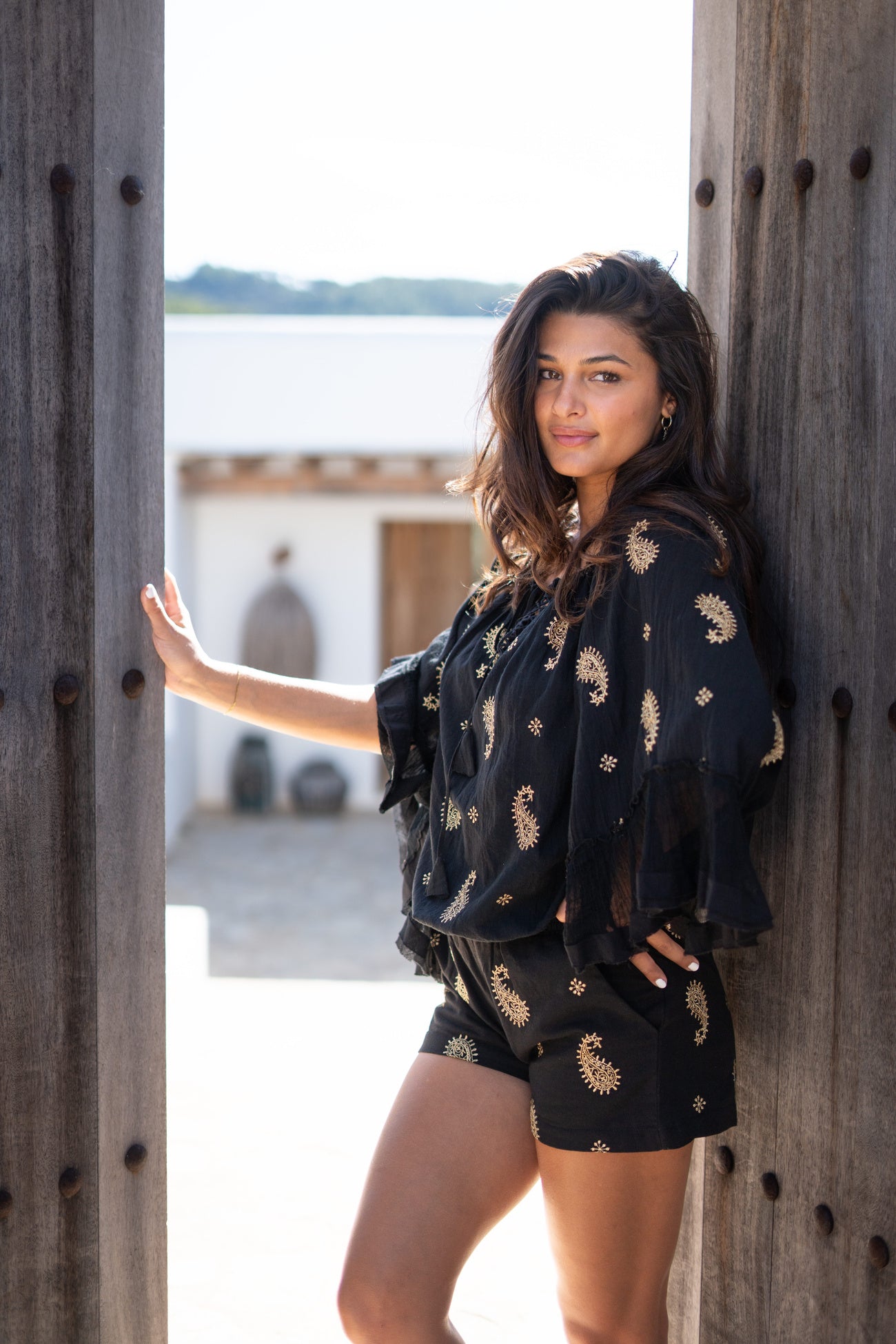 Bohemian broek in black van ibzmode, Brands of Ibiza
