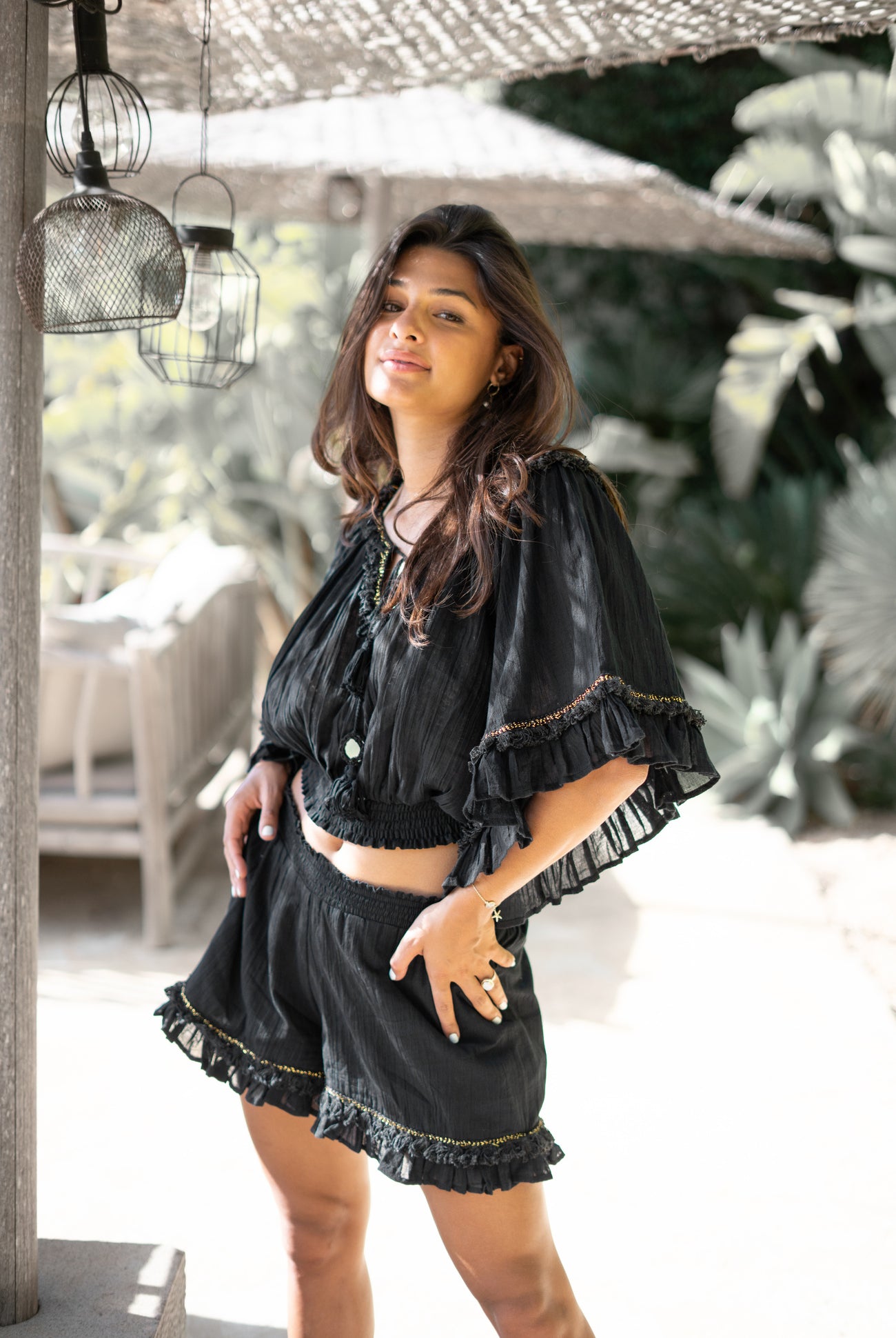 Top bohemio en negro de ibzmode, Brands of Ibiza
