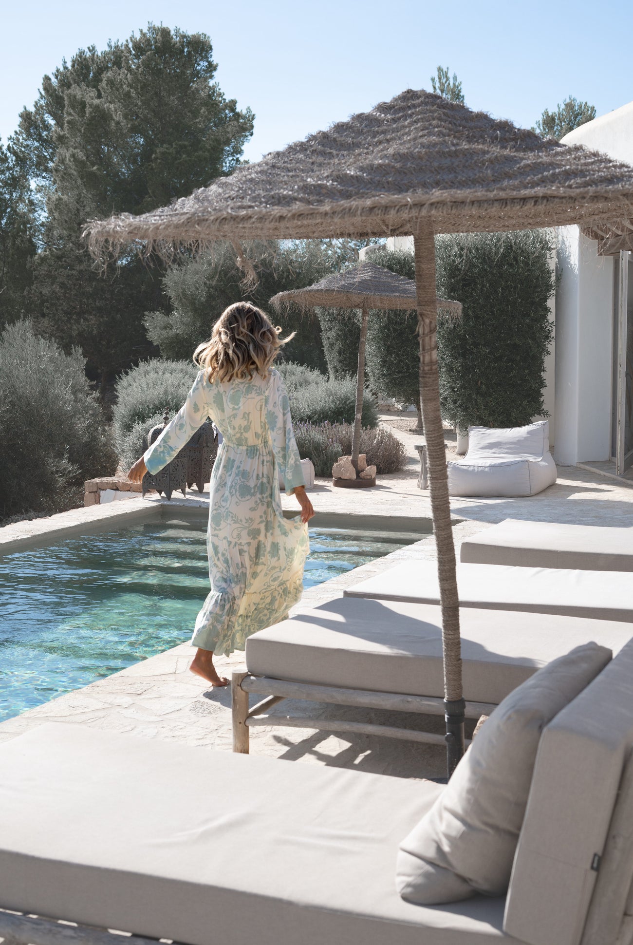 Bohemian jurk in ivory van ibzmode, Brands of Ibiza