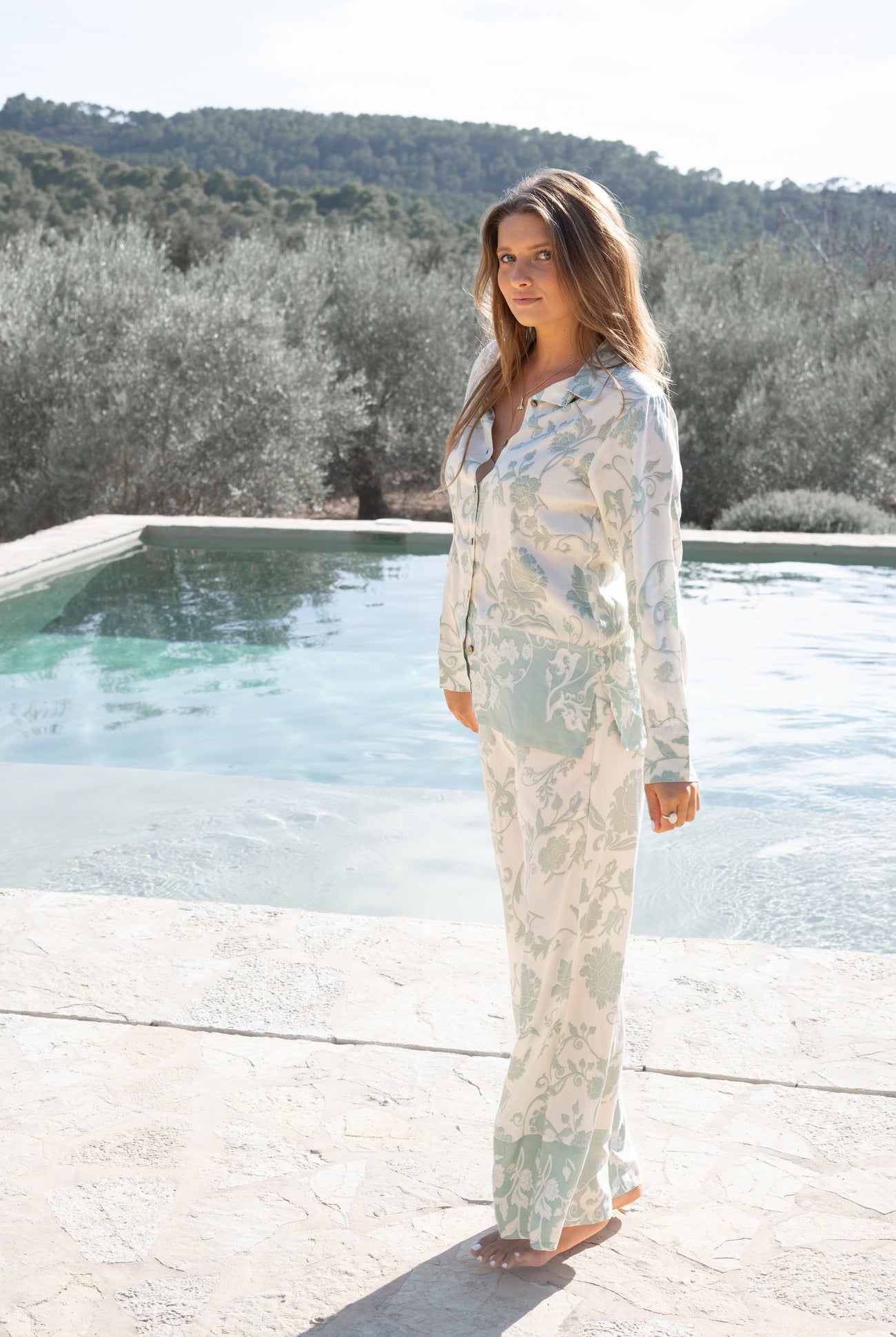 Bohemian blouse in ivory van ibzmode, Brands of Ibiza