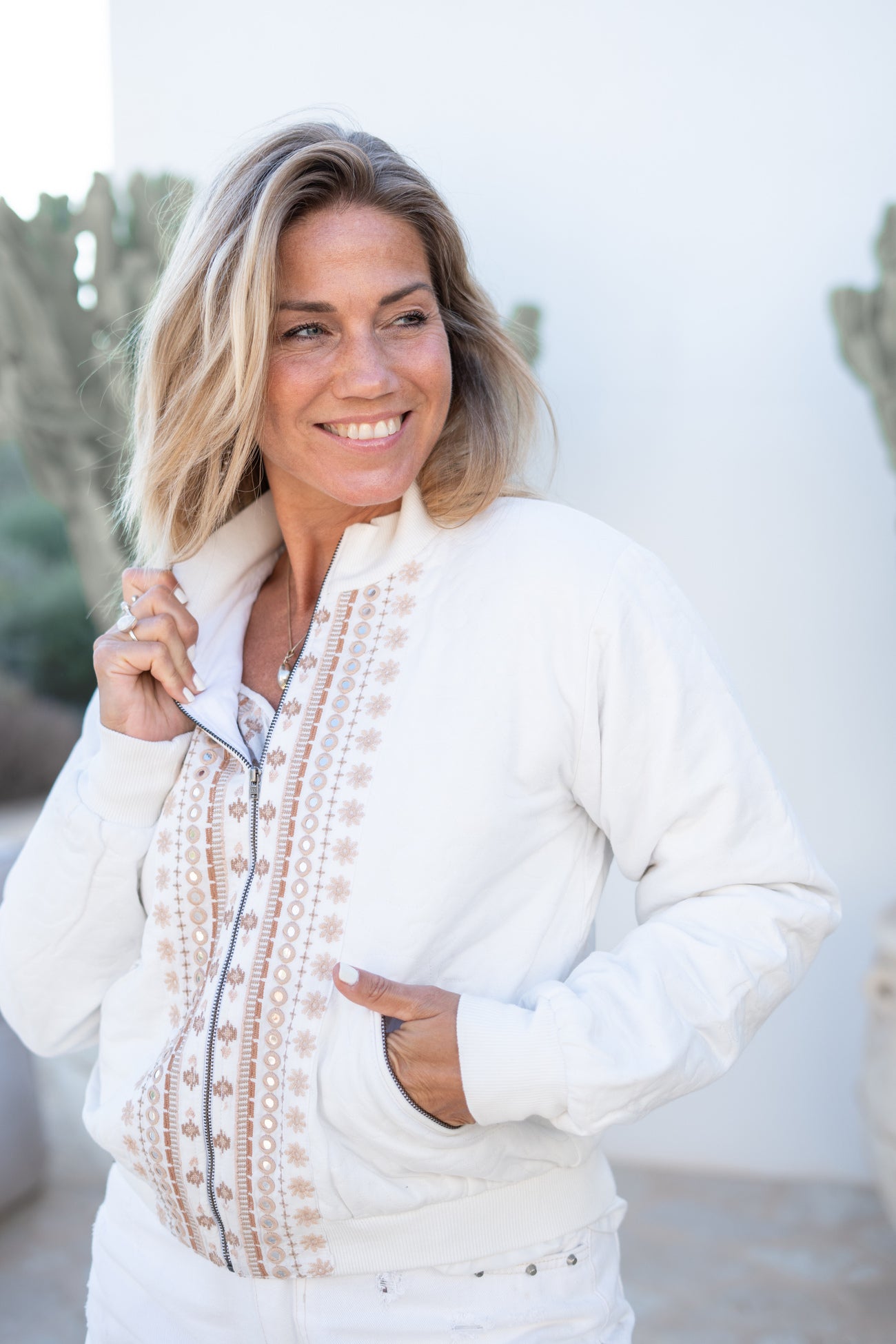 Bohemian item in white van ibzmode, Brands of Ibiza