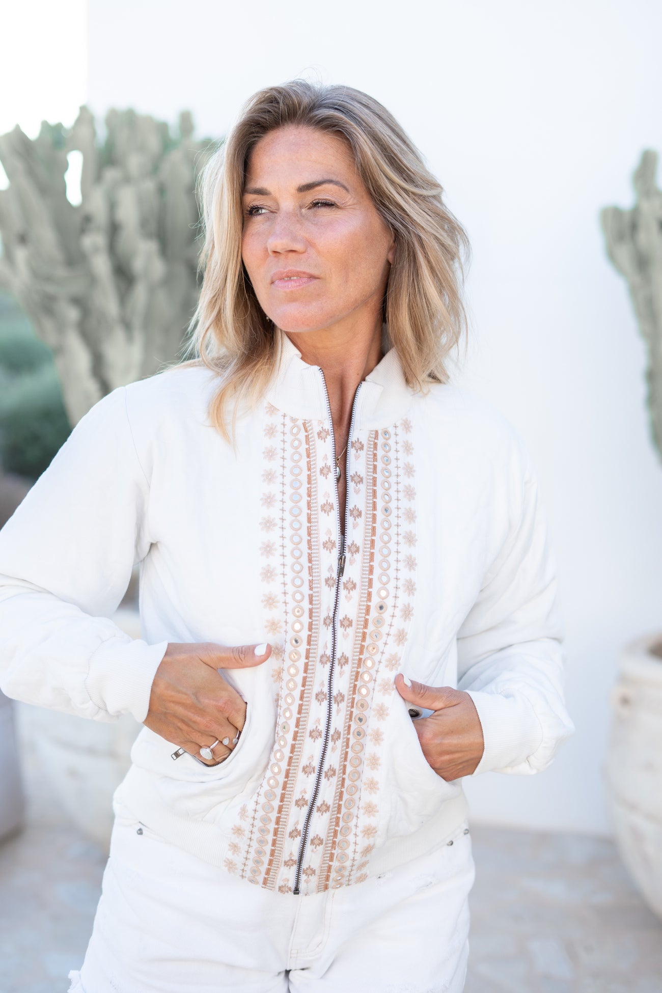 Bohemian item in white van ibzmode, Brands of Ibiza