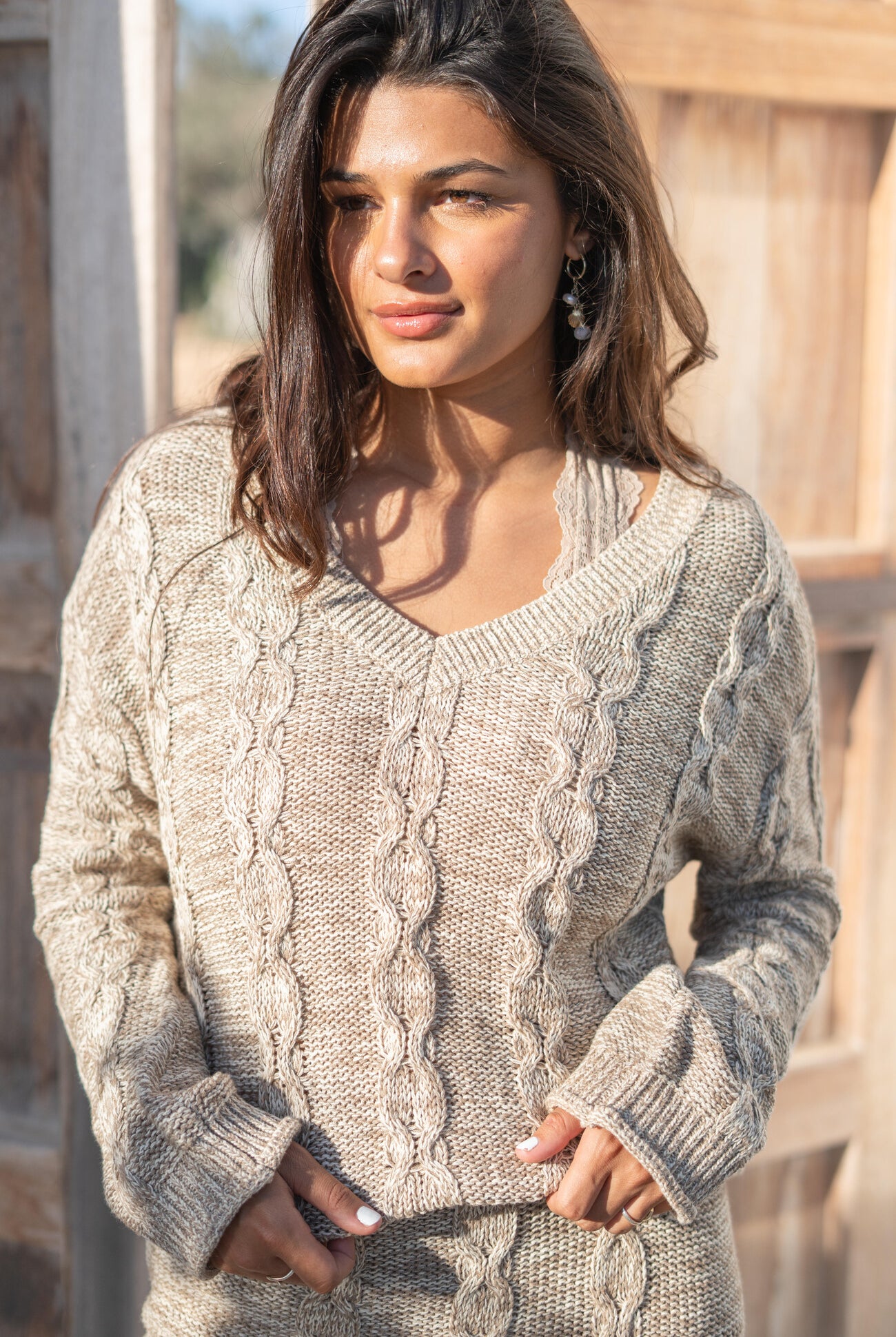 Bohemian item in light taupe van ibzmode, Brands of Ibiza