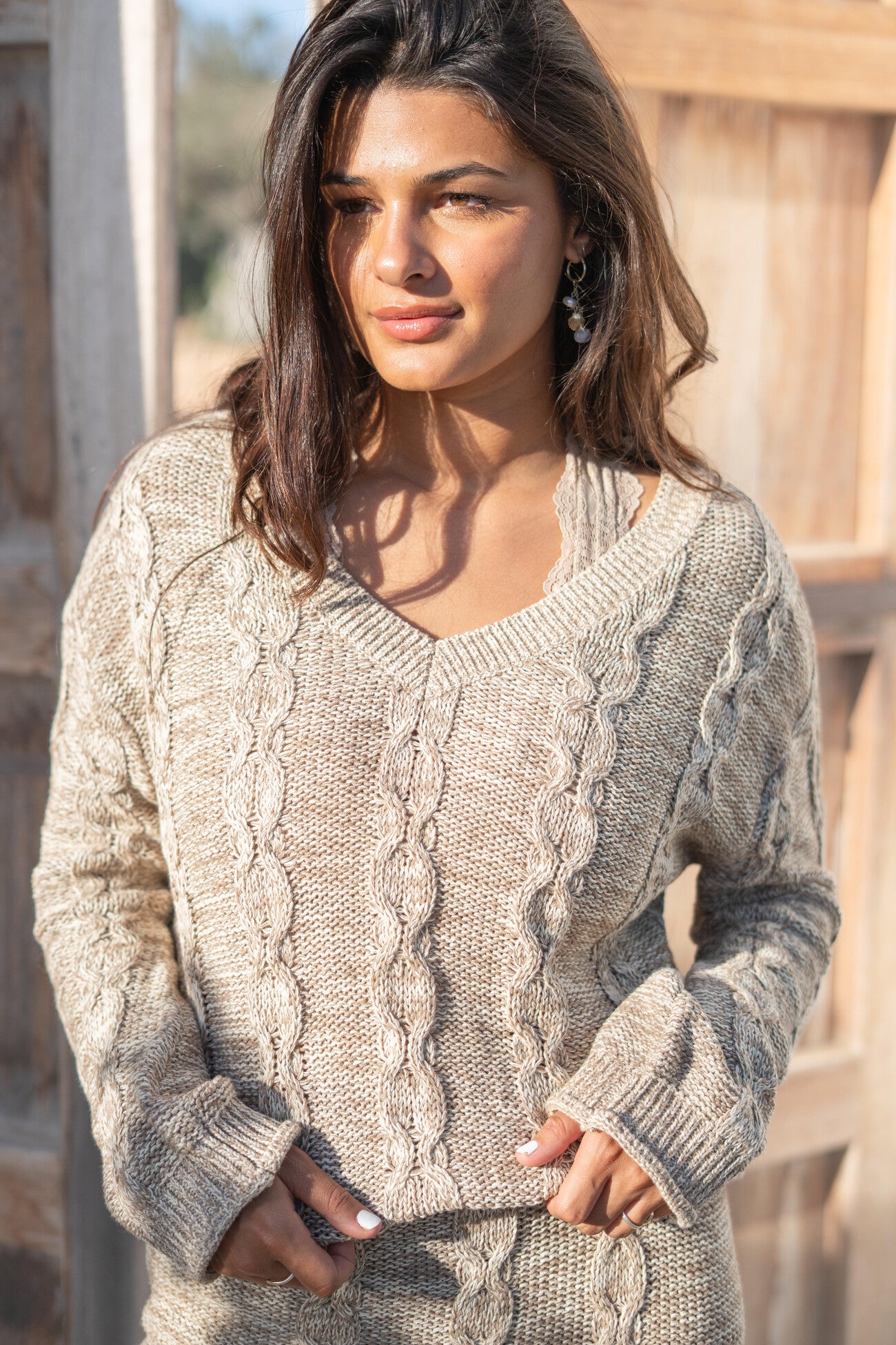 Bohemian item in light taupe van ibzmode, Brands of Ibiza