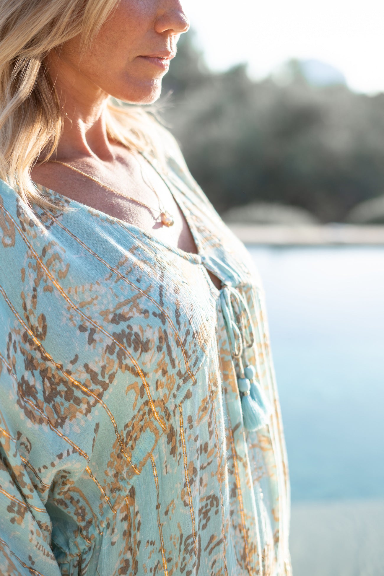 Bohemian jurk in mint van ibzmode, Brands of Ibiza