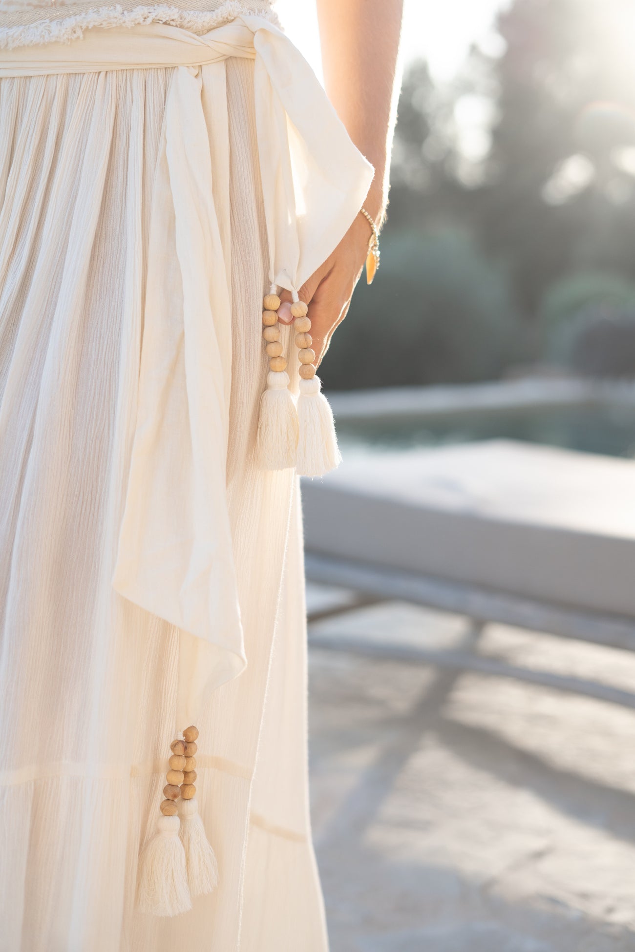 Bohemian rok in ivory van ibzmode, Brands of Ibiza