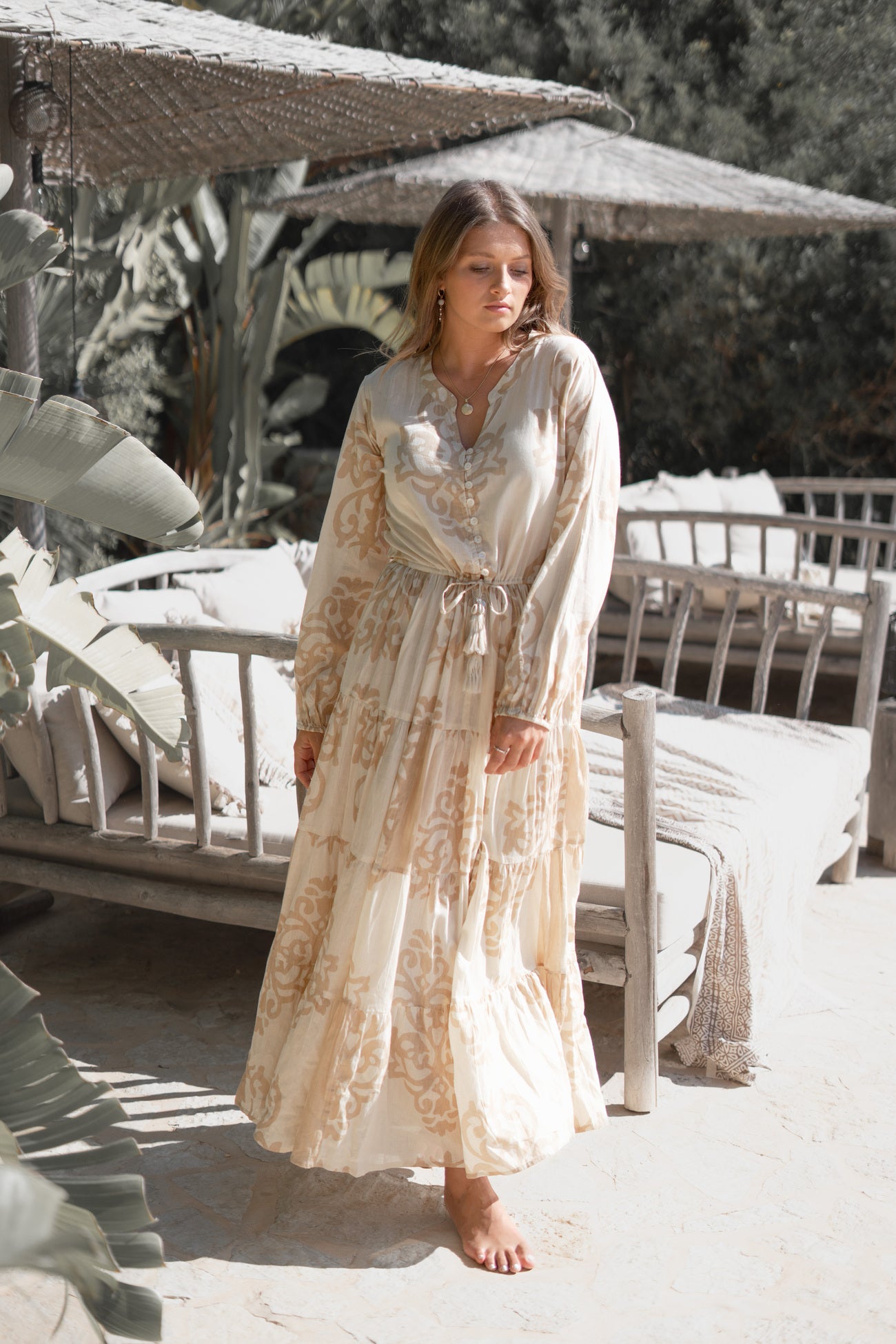 Bohemian jurk in multi van ibzmode, Brands of Ibiza