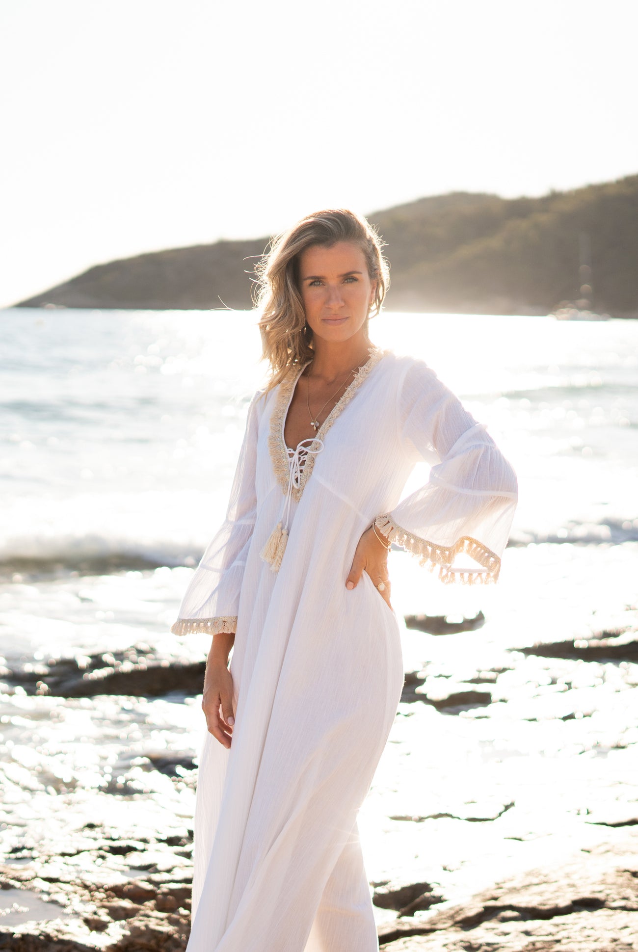 Article bohème blanc de la marque ibzmode, Brands of Ibiza