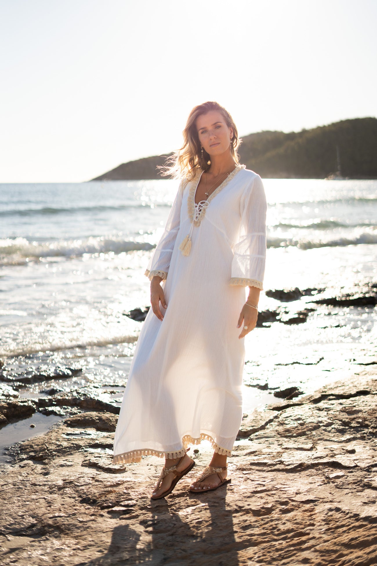 Bohemian item in white van ibzmode, Brands of Ibiza