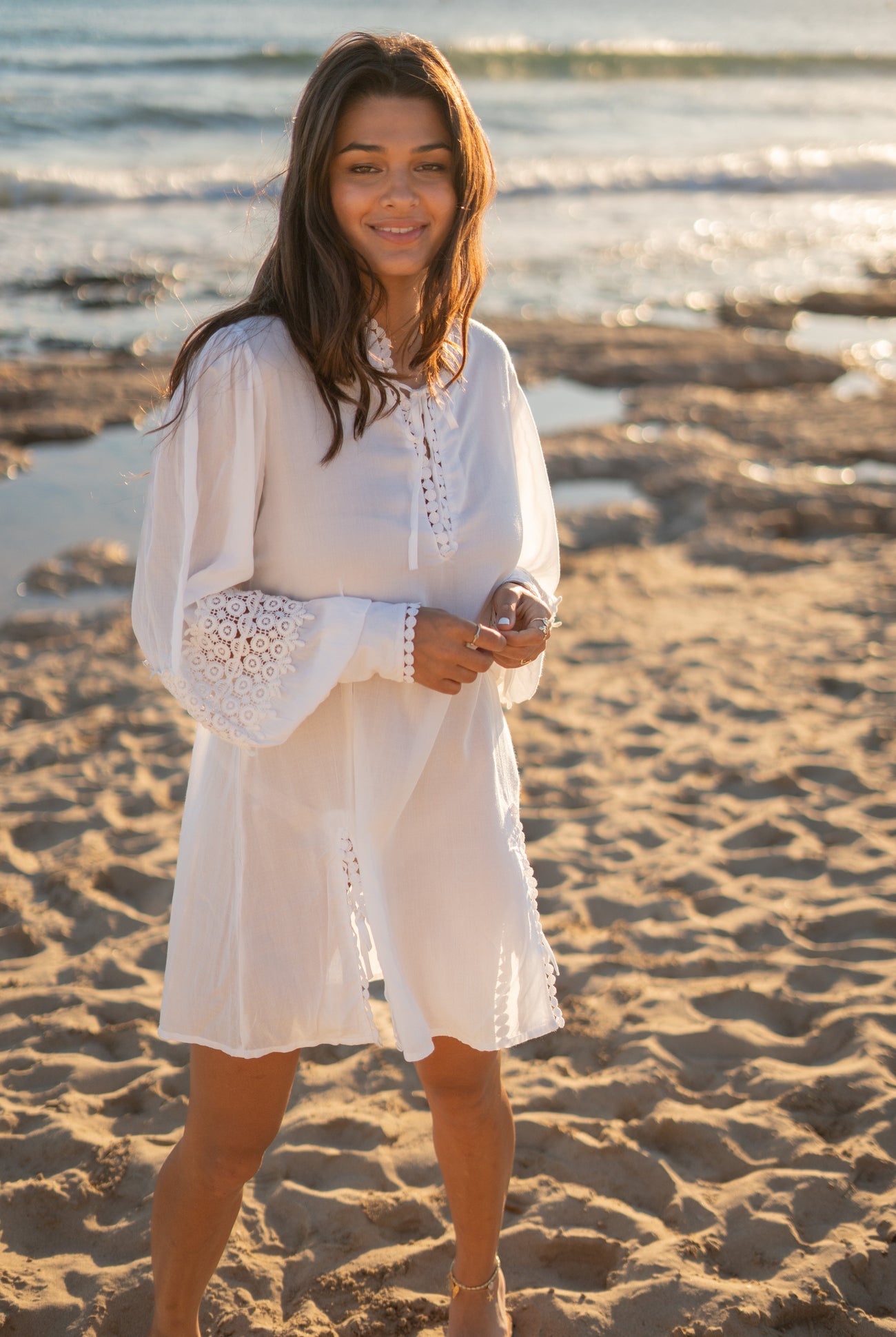 Bohemian item in white van ibzmode, Brands of Ibiza